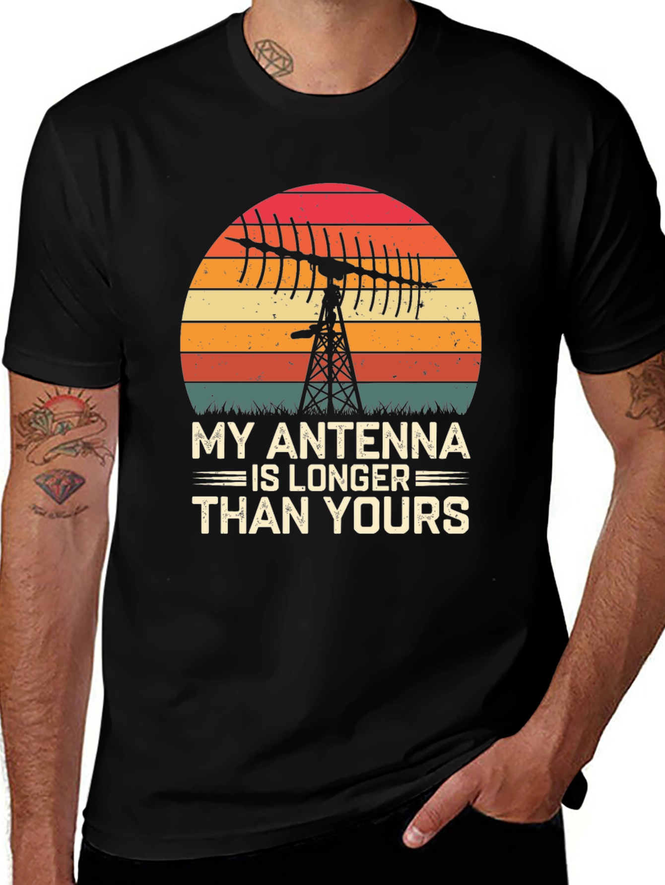 My Antenna Is Longer Funny Ham Radio T-Shirt