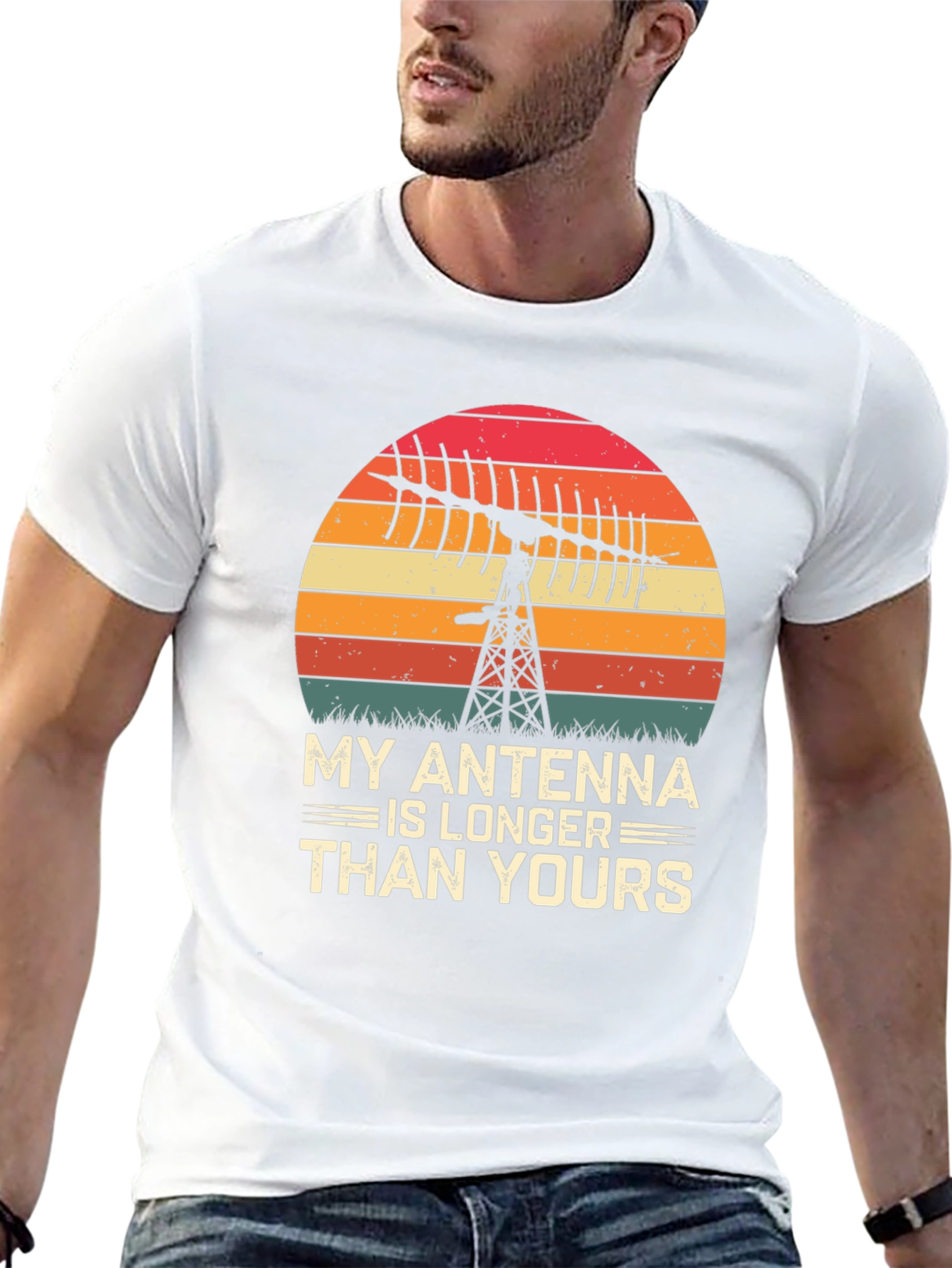 My Antenna Is Longer Funny Ham Radio T-Shirt