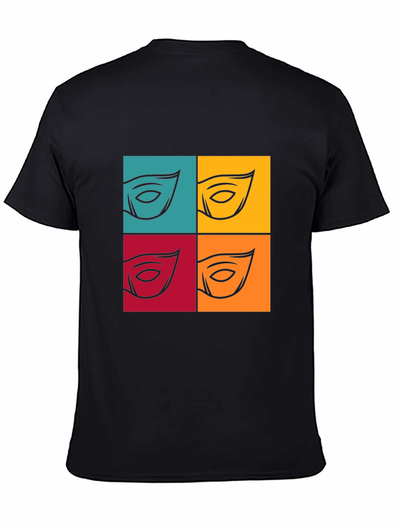 Abstract Eye Graphic T-Shirt - Bold Pop Art Style