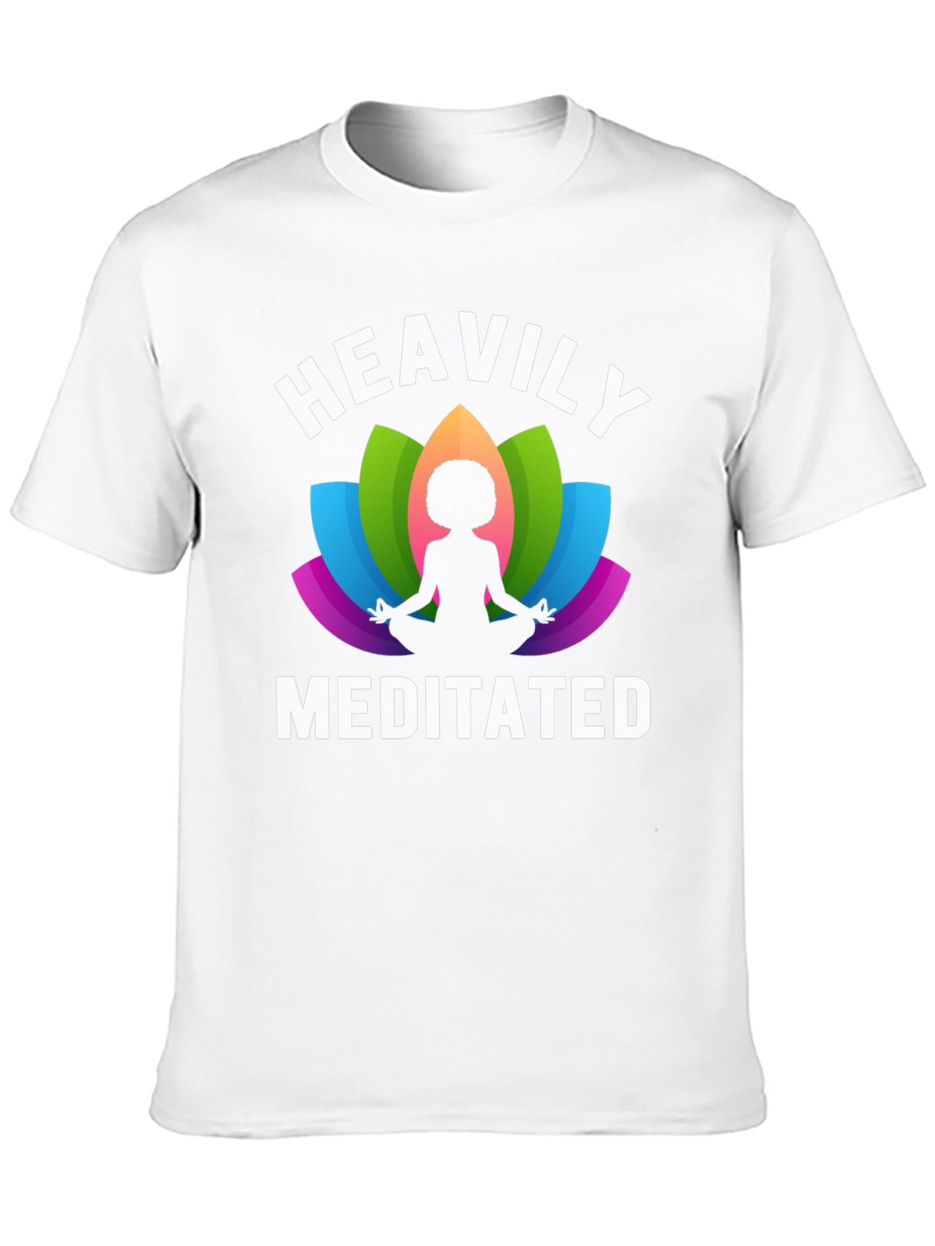 Heavily Meditated T-Shirt - Yoga Zen Mindfulness Tee