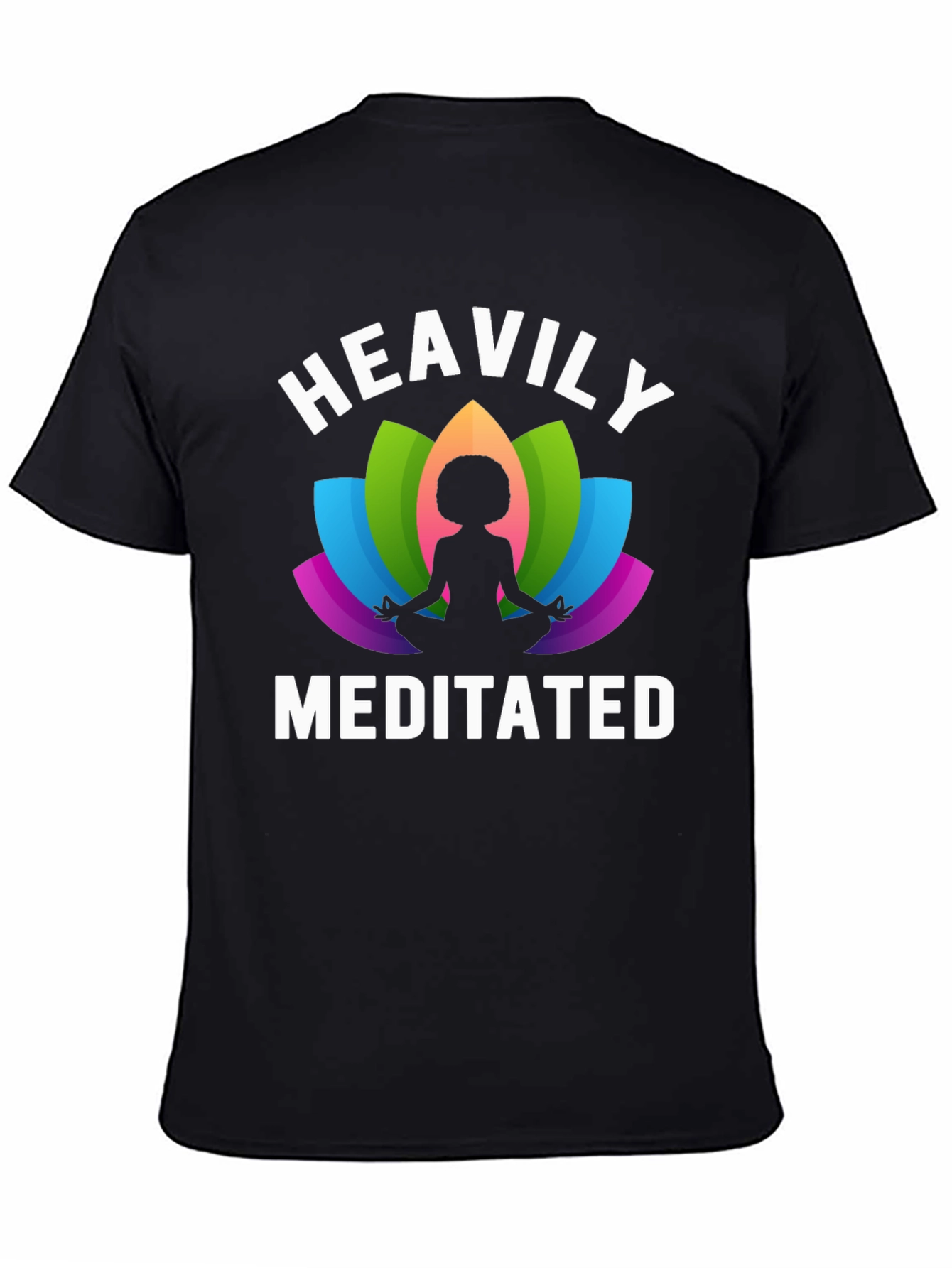 Heavily Meditated T-Shirt - Yoga Zen Mindfulness Tee