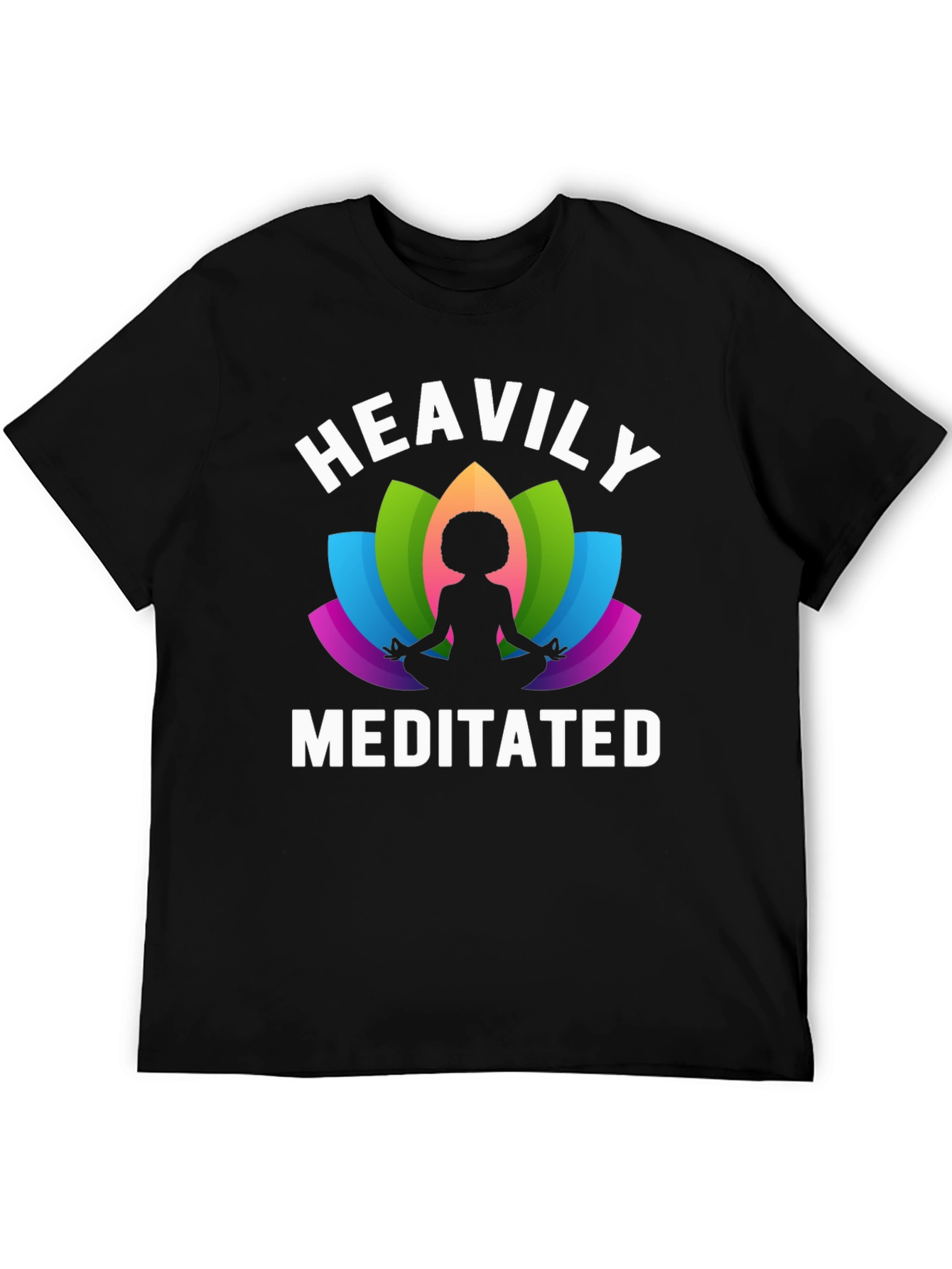 Heavily Meditated T-Shirt - Yoga Zen Mindfulness Tee