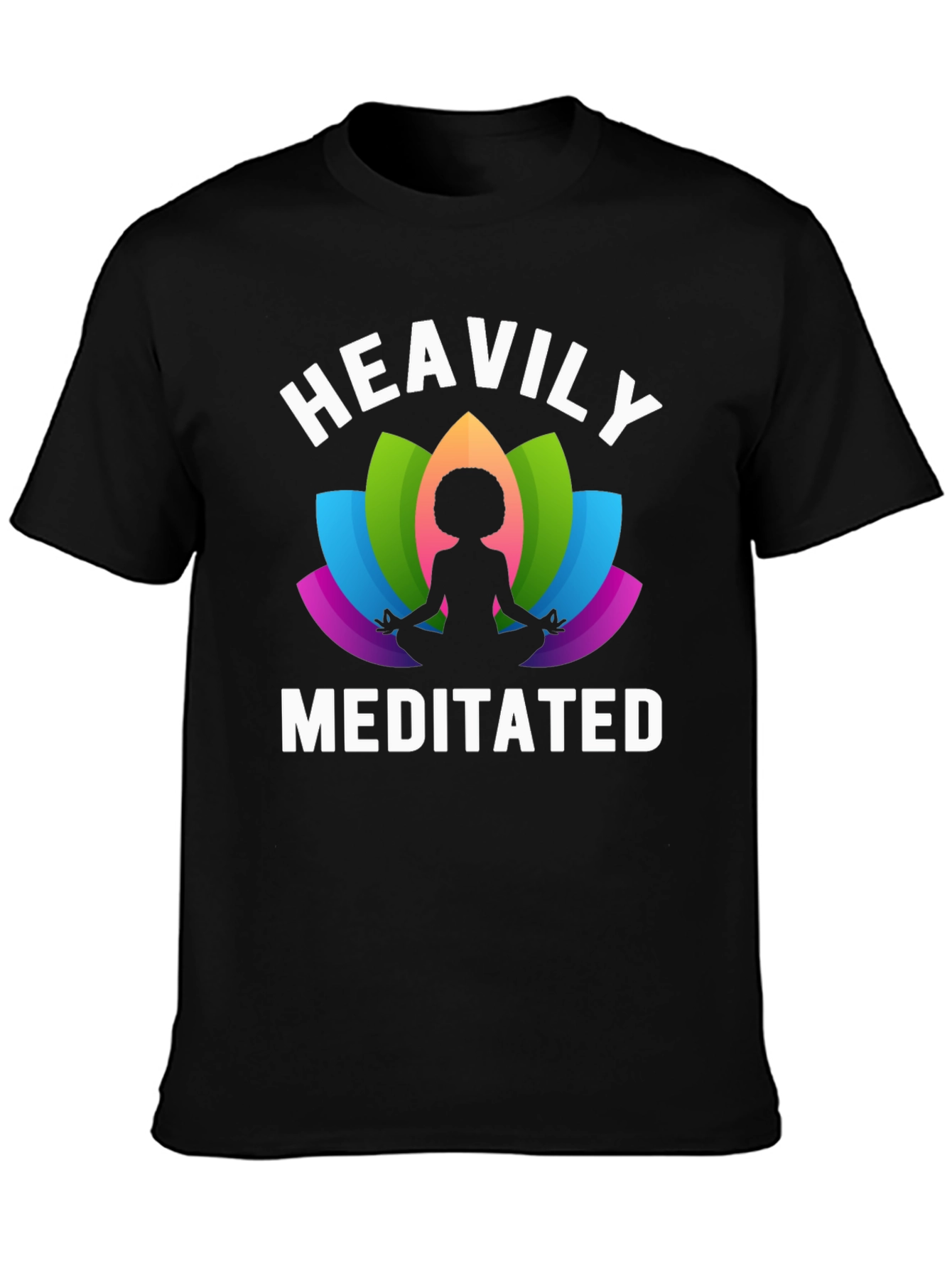 Heavily Meditated T-Shirt - Yoga Zen Mindfulness Tee