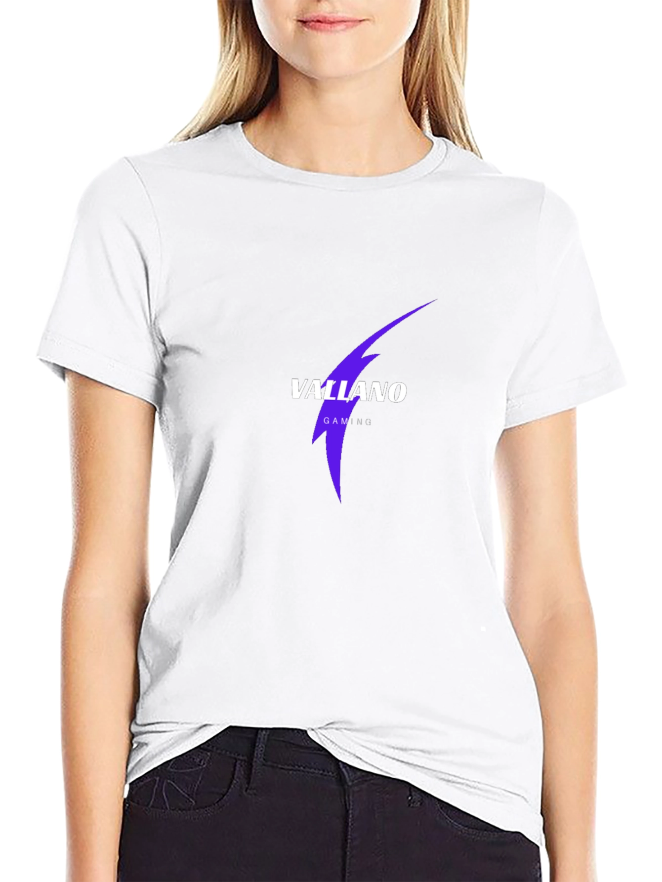 Vallano Gaming T-Shirt - Black Cotton Blend