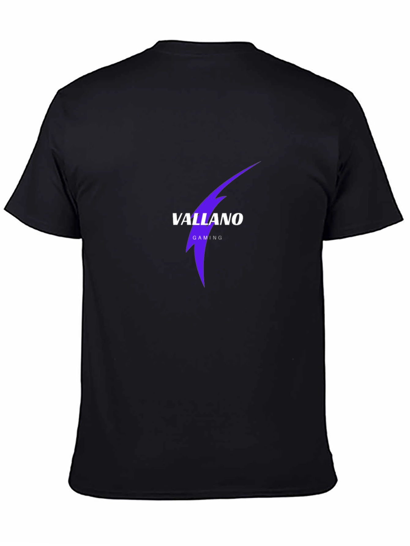Vallano Gaming T-Shirt - Black Cotton Blend