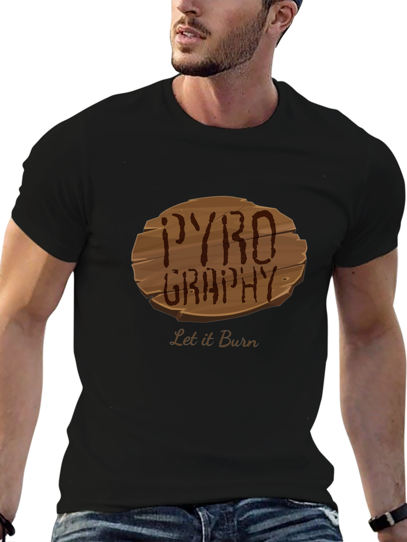 Pyrography Let it Burn Tee