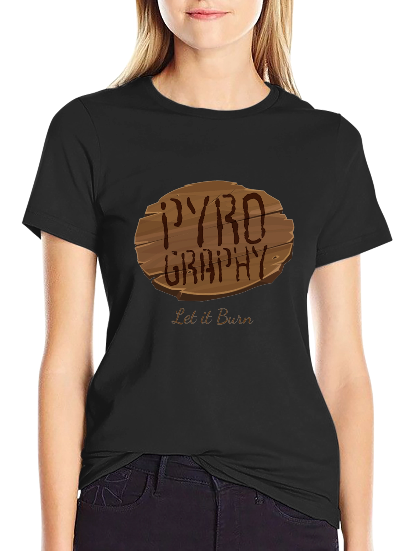 Pyrography Let it Burn Tee