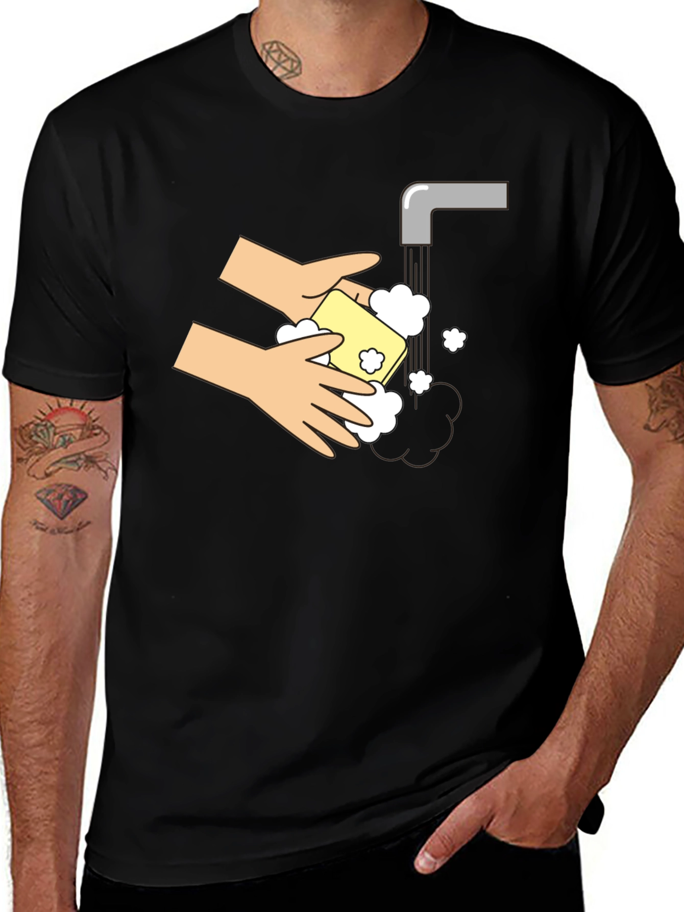 Wash Your Hands Graphic T-Shirt