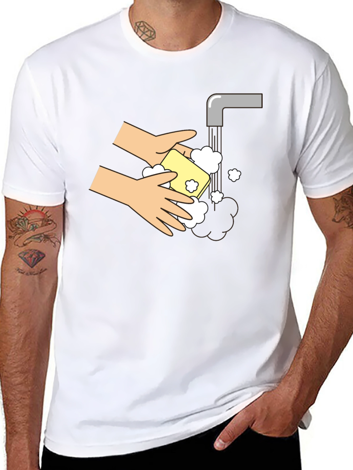 Wash Your Hands Graphic T-Shirt