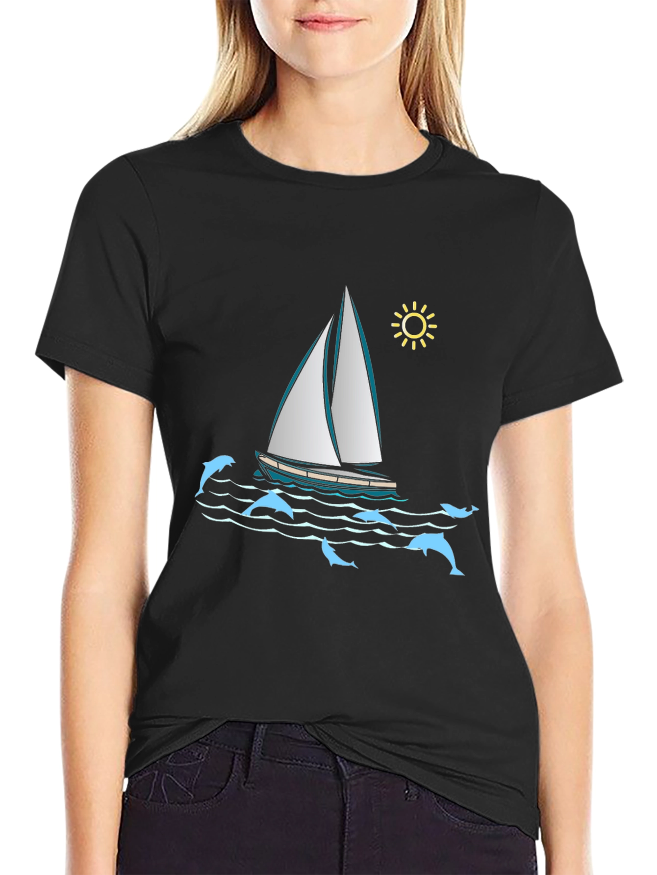 Sailing Adventure T-Shirt - Black