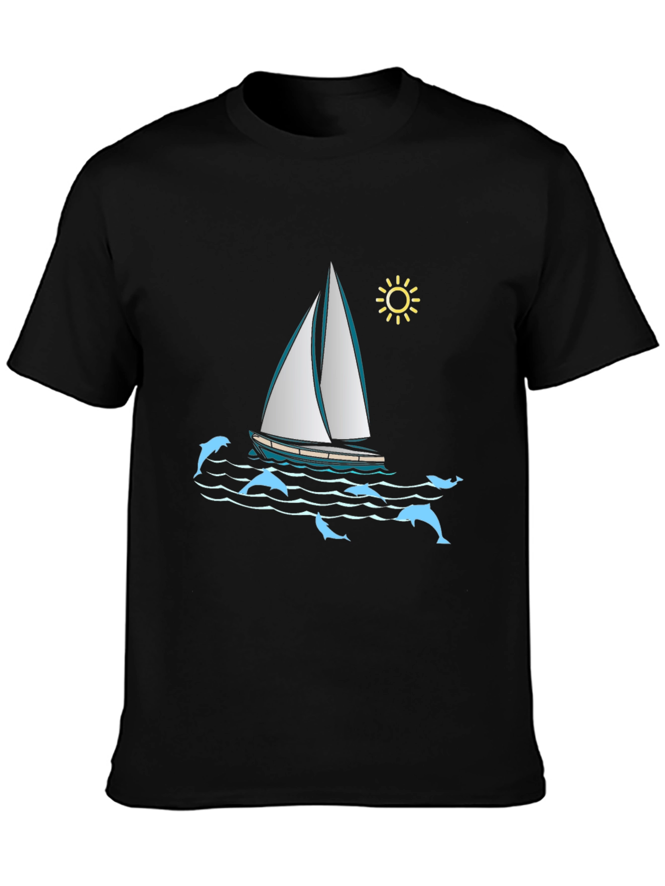 Sailing Adventure T-Shirt - Black