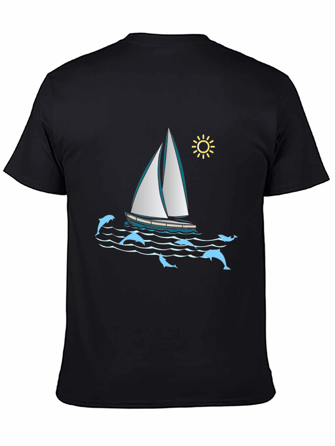 Sailing Adventure T-Shirt - Black