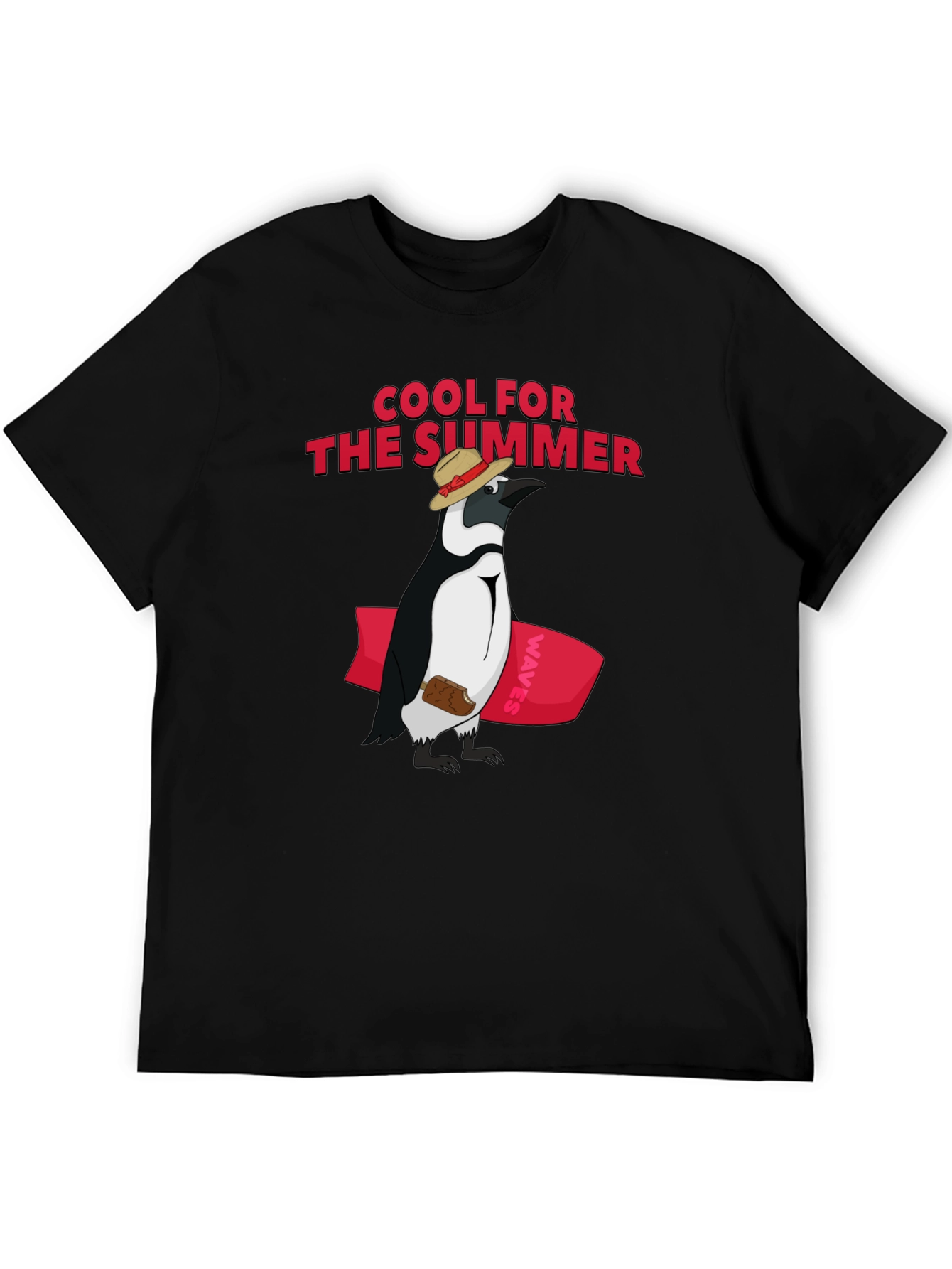 Cool Summer Penguin Graphic Tee