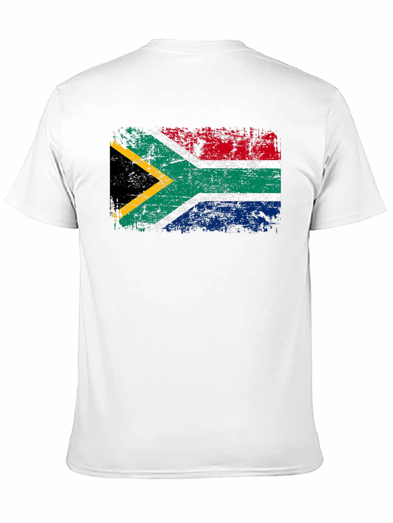 South Africa Flag Black T-Shirt