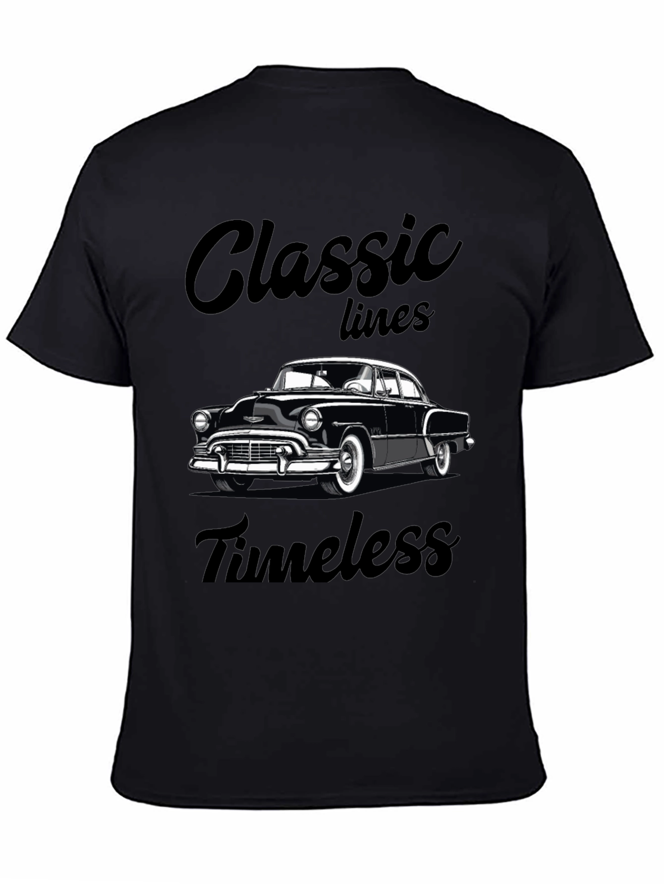 Classic Lines Timeless Car Graphic T-Shirt