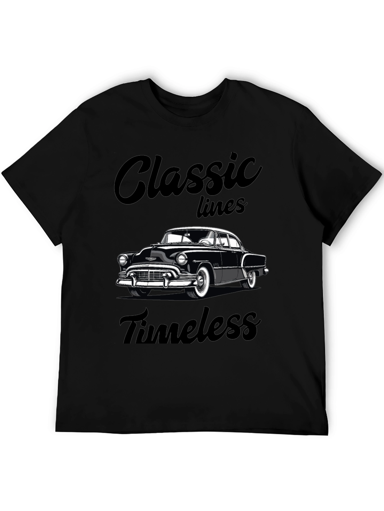 Classic Lines Timeless Car Graphic T-Shirt