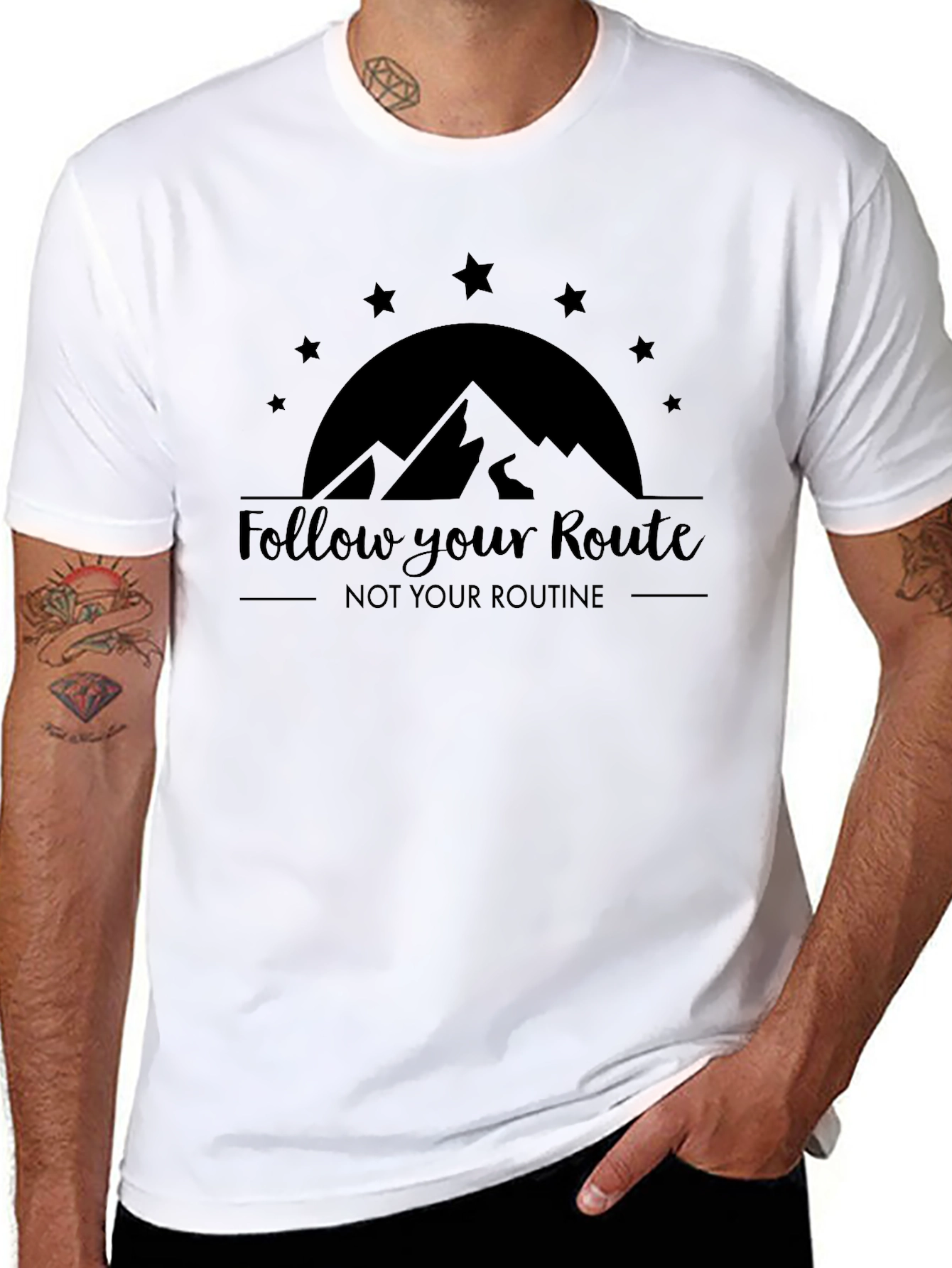 Follow Your Route Graphic T-Shirt
