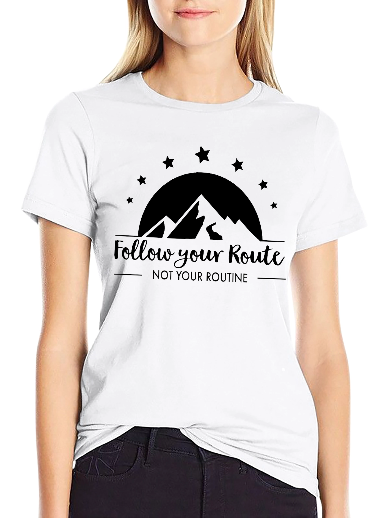 Follow Your Route Graphic T-Shirt