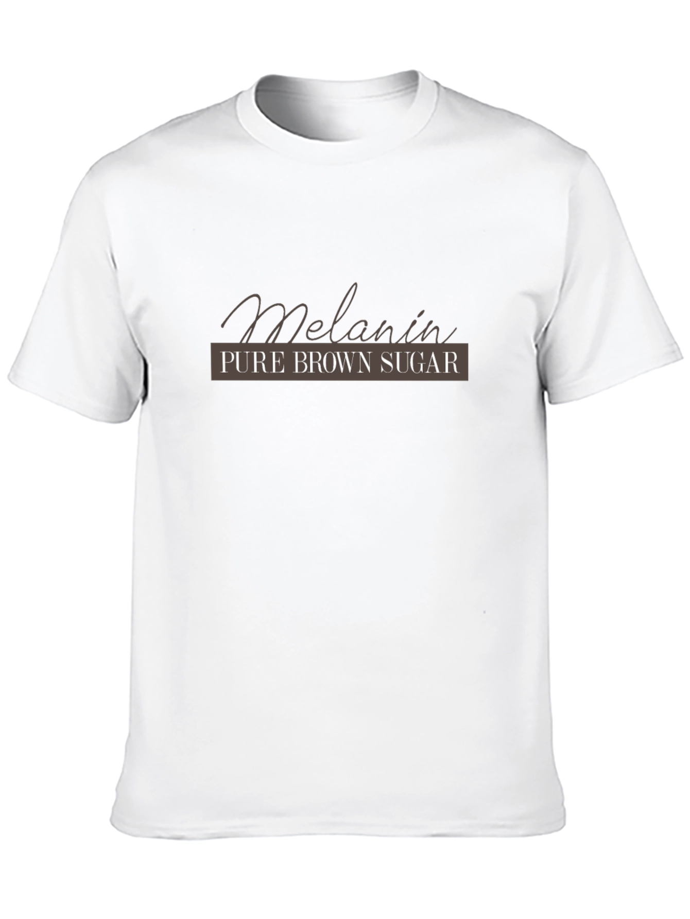 Melanin Pure Brown Sugar Black T-Shirt