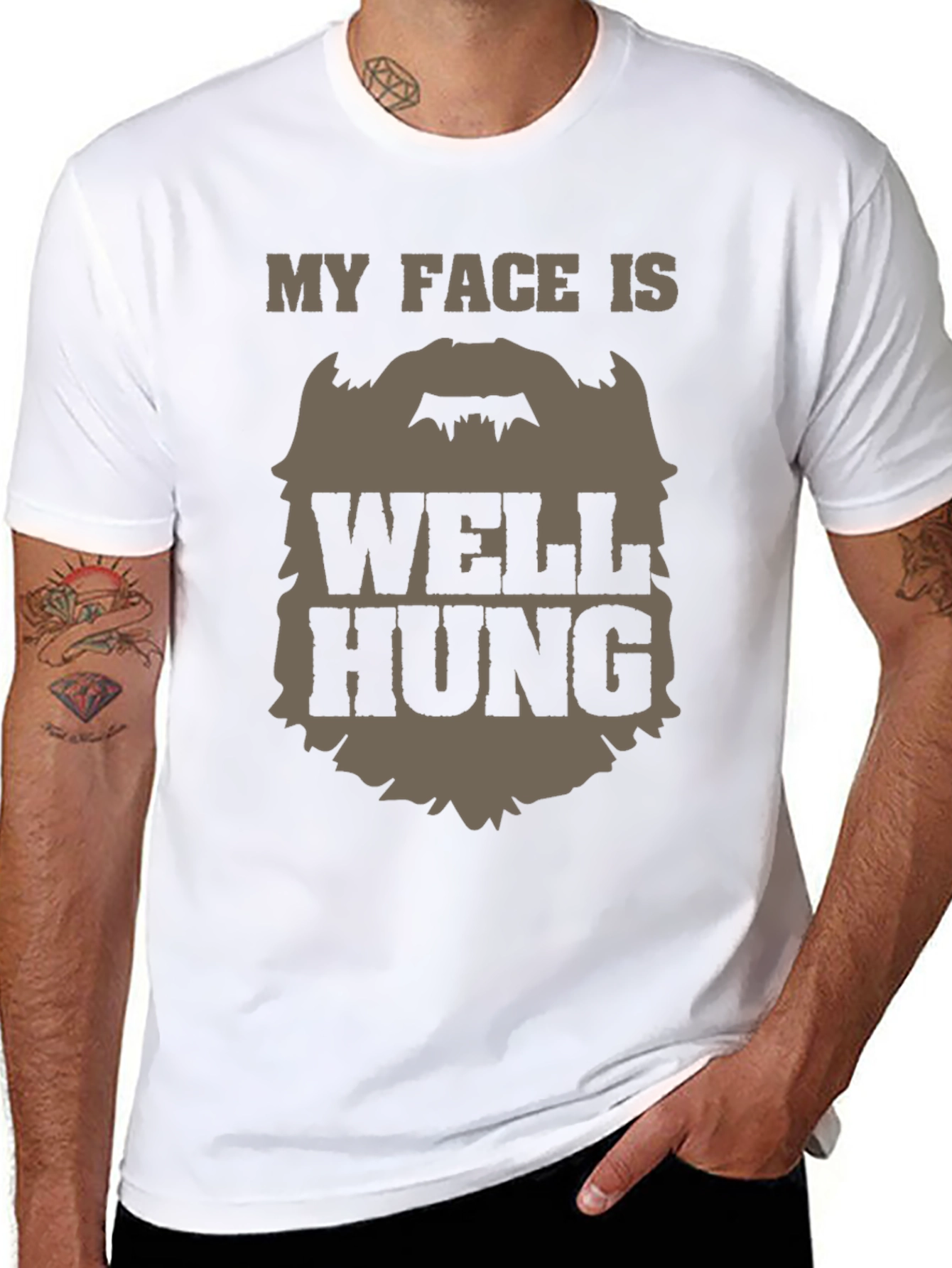 My Face is Well Hung Graphic Tee