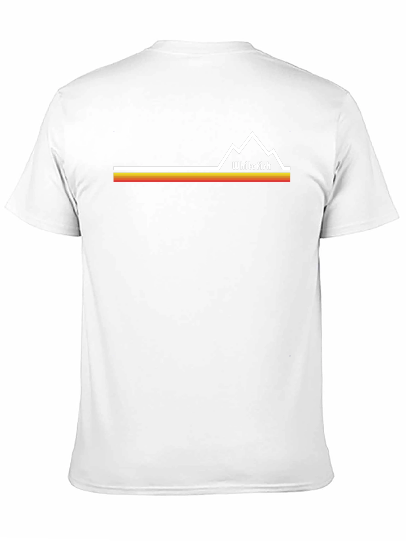 Whitefish Retro Mountain Tee - Classic Style