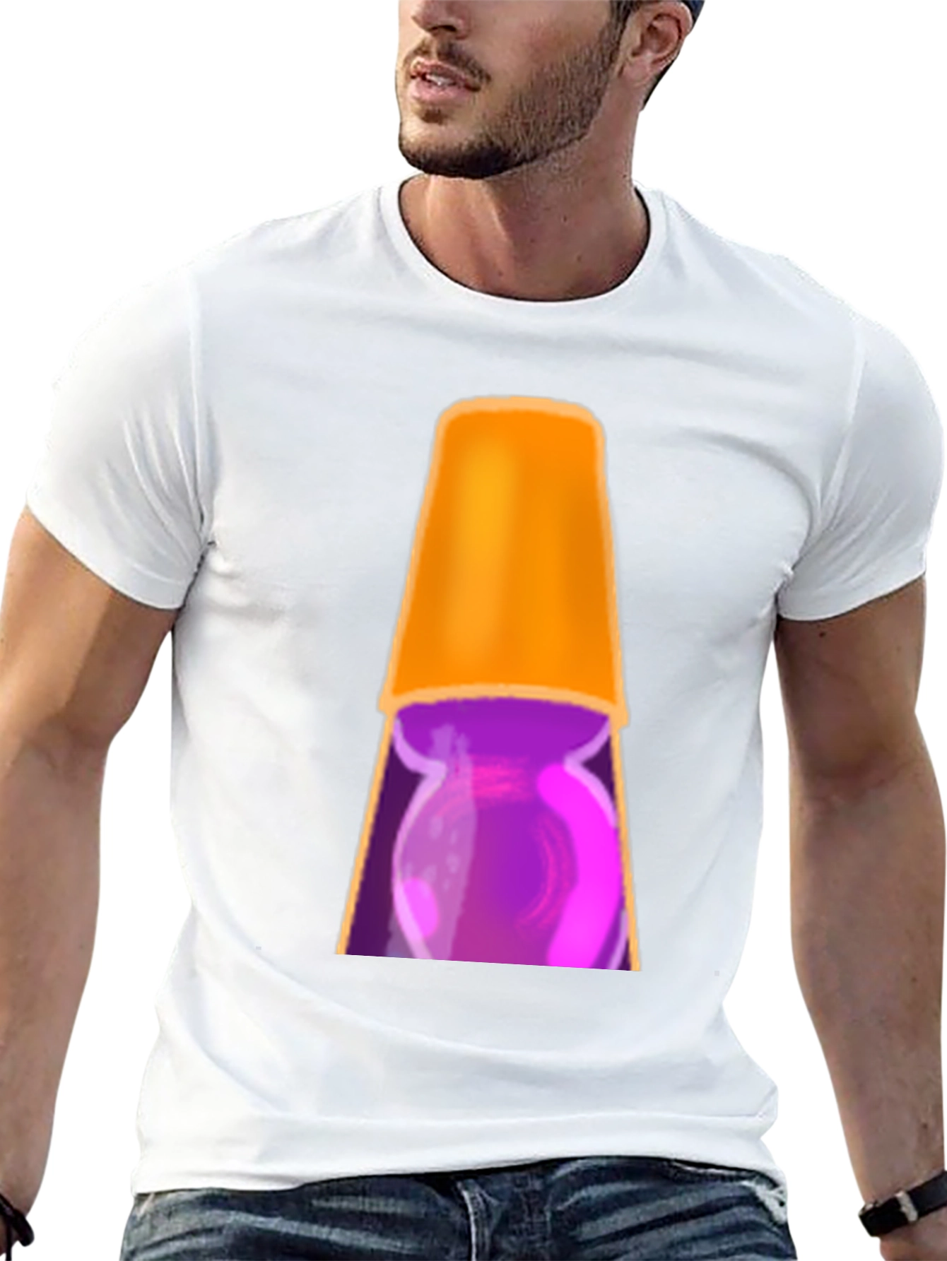 Lava Lamp Graphic Tee - Retro Style