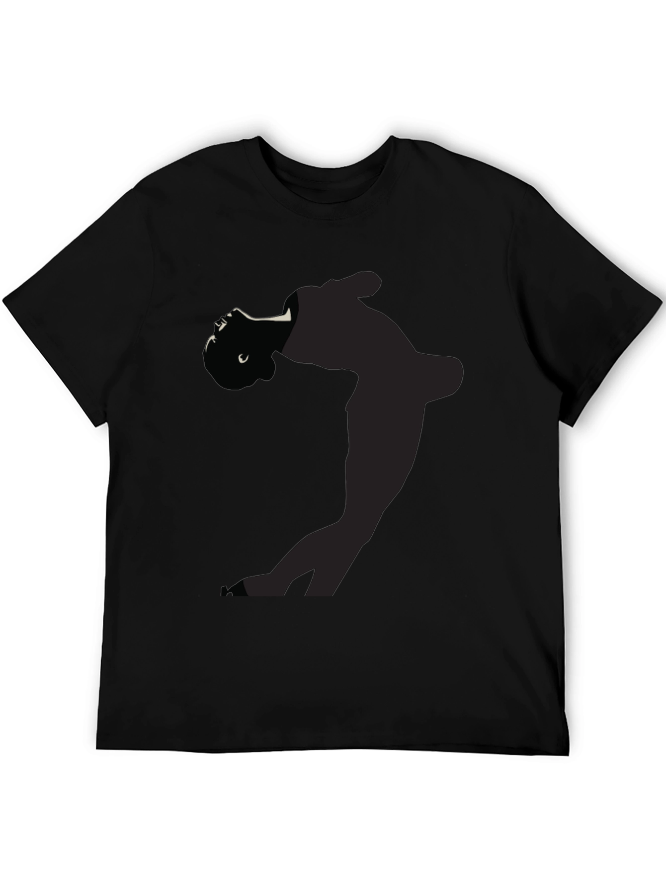 Mens Silhouette Graphic Tee - Black