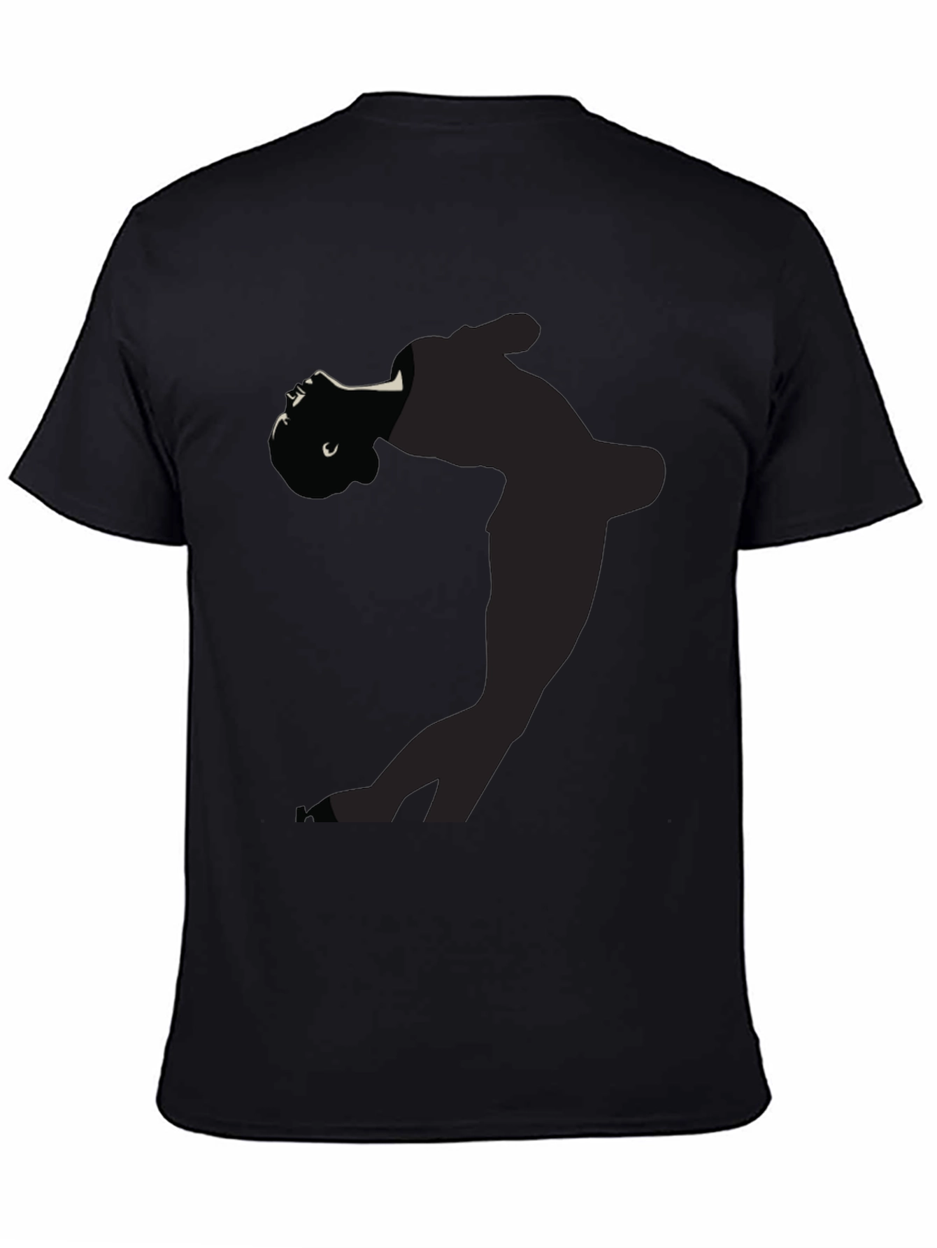 Mens Silhouette Graphic Tee - Black