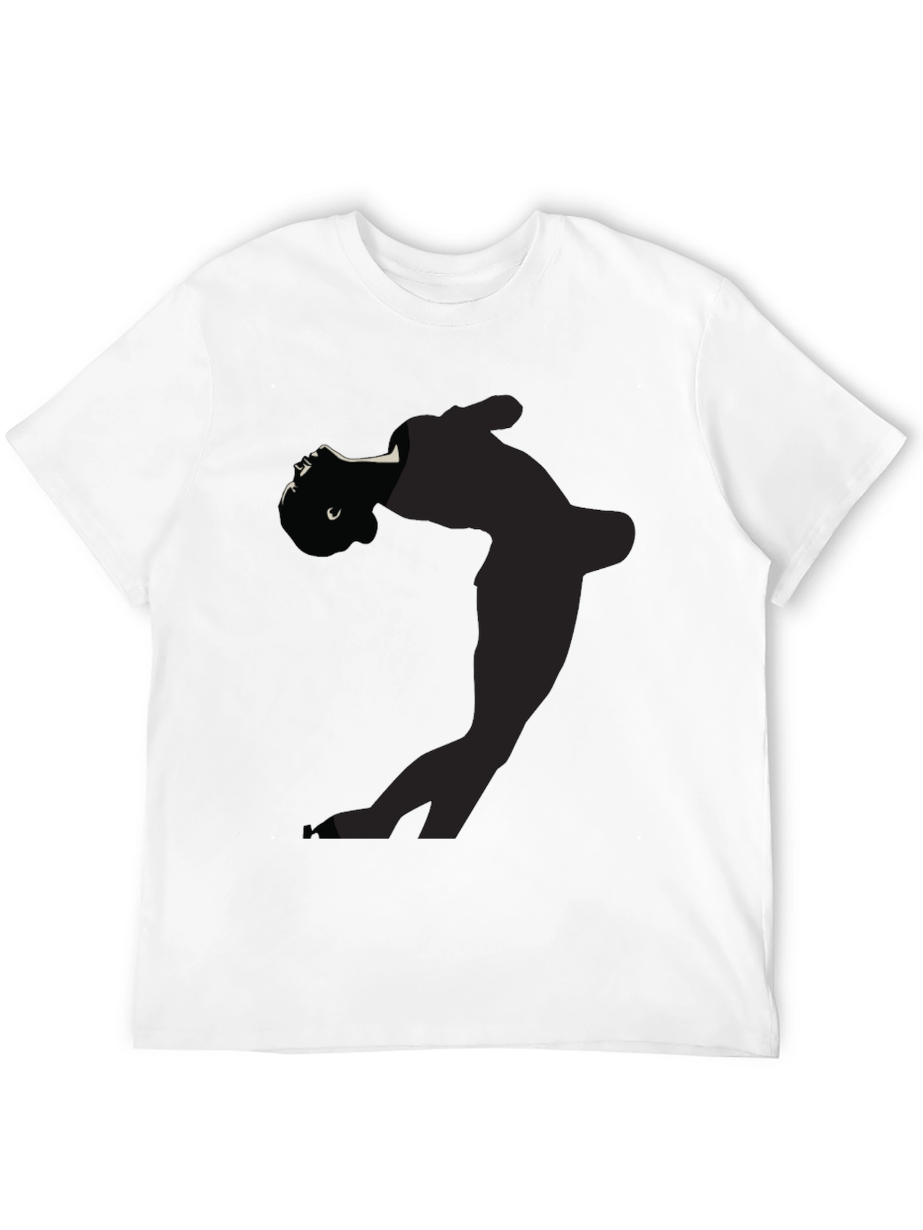 Mens Silhouette Graphic Tee - Black
