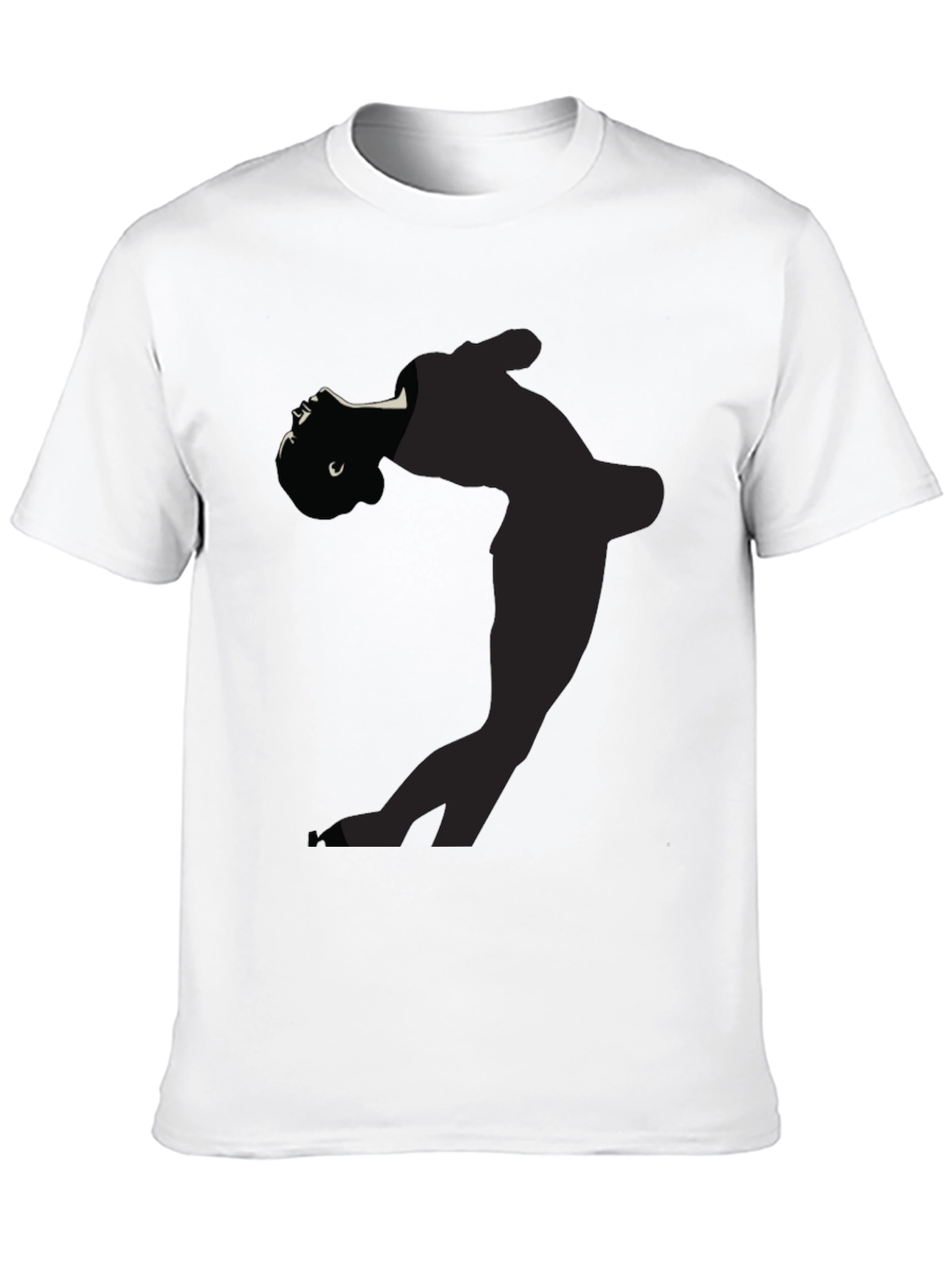 Mens Silhouette Graphic Tee - Black