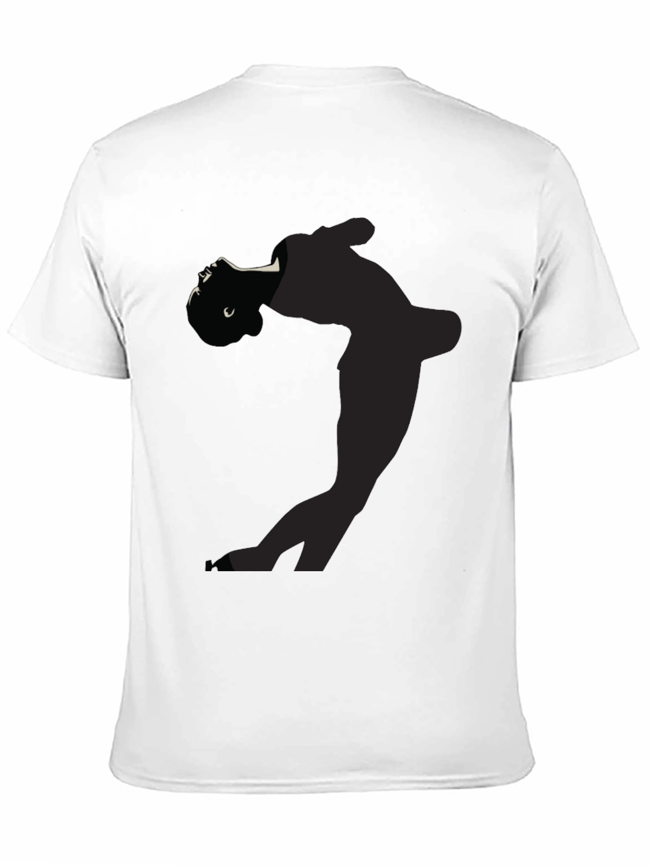 Mens Silhouette Graphic Tee - Black