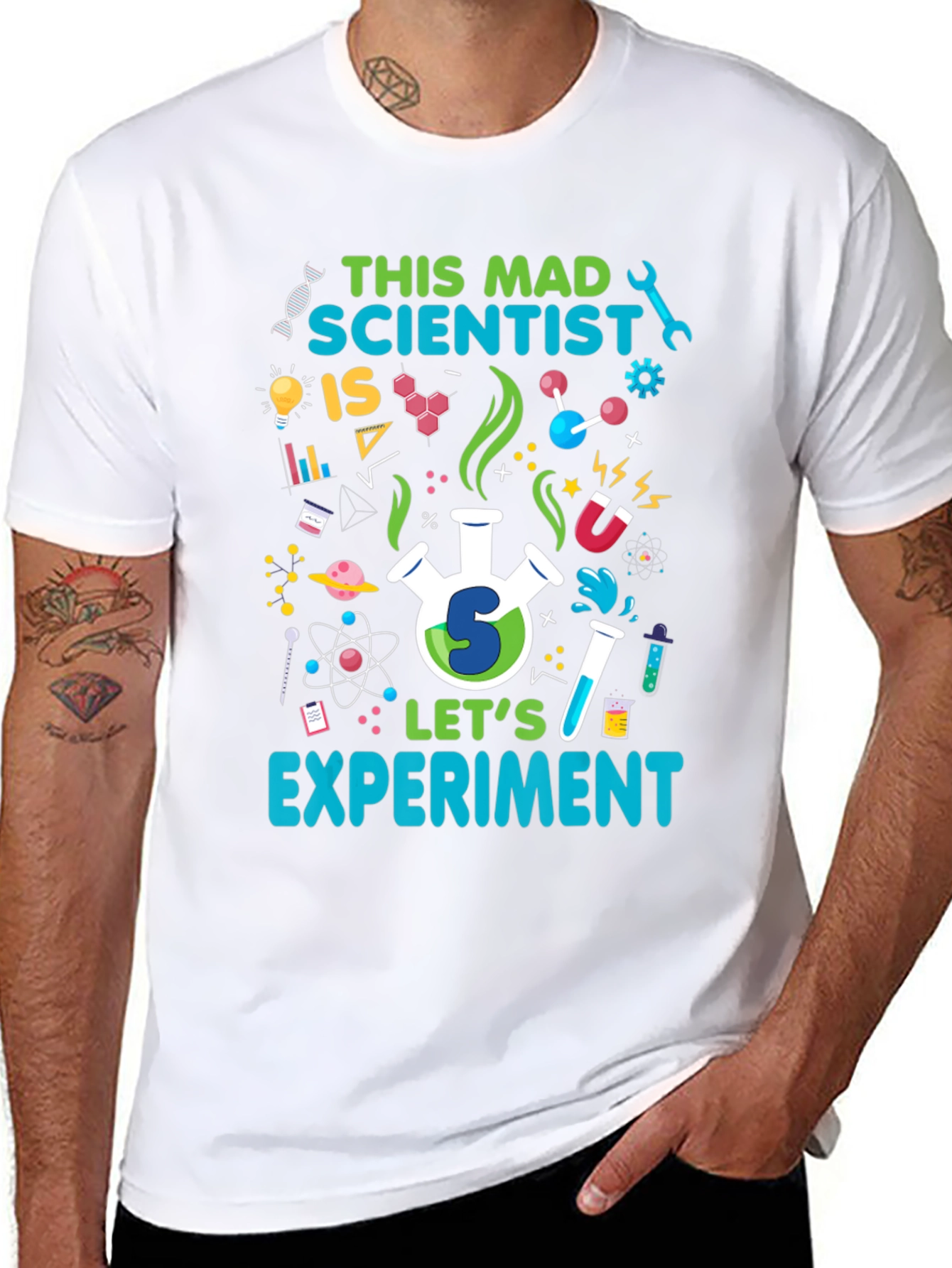 Mad Scientist Experiment T-Shirt - Science Tee