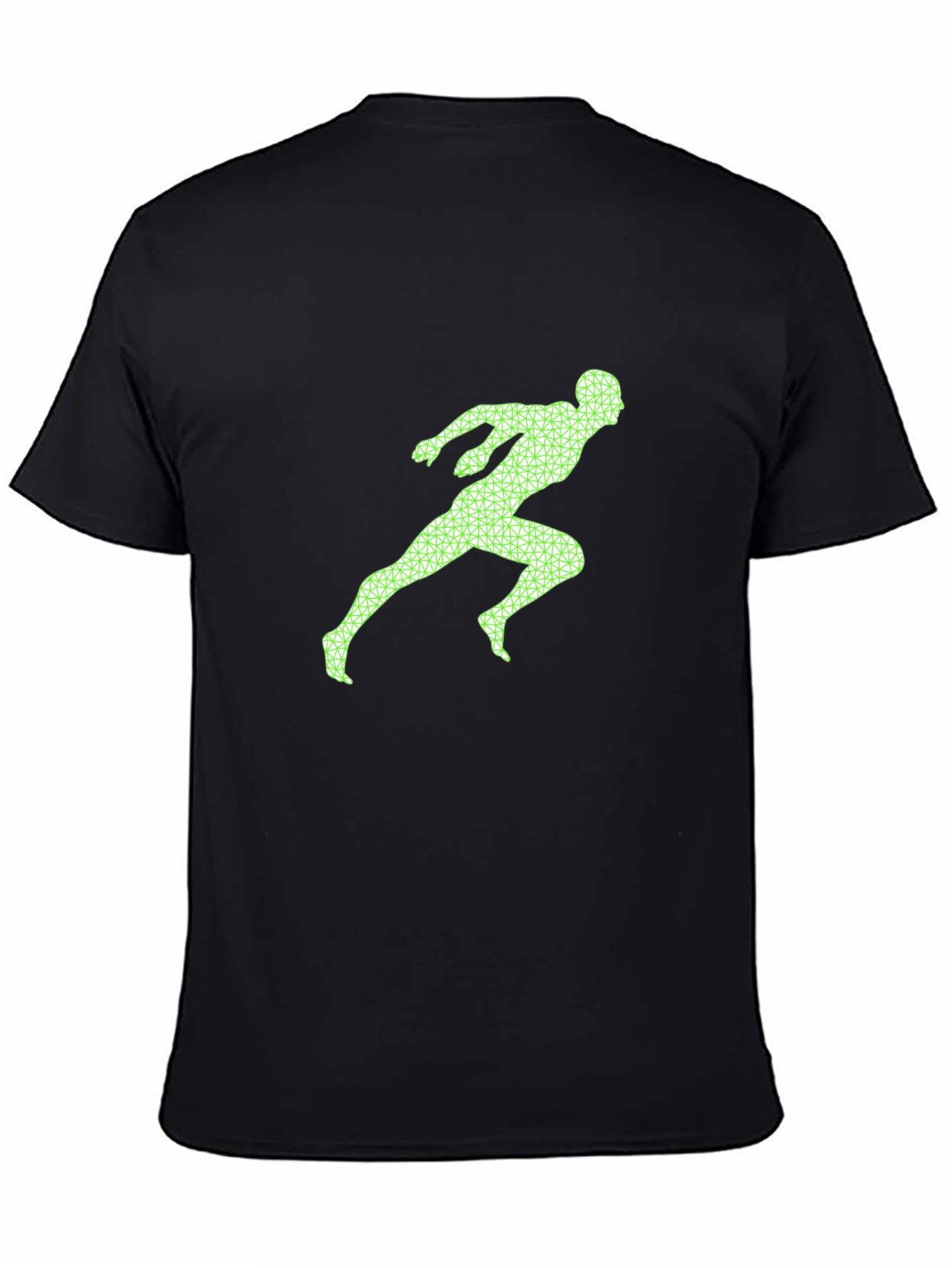 Runner Graphic Tee - Black Casual Shirt