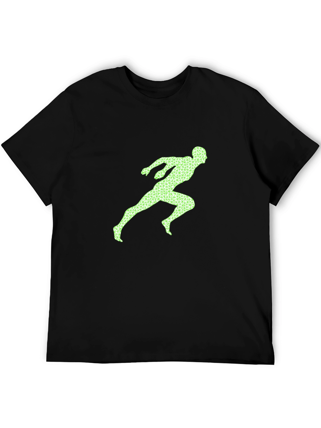 Runner Graphic Tee - Black Casual Shirt