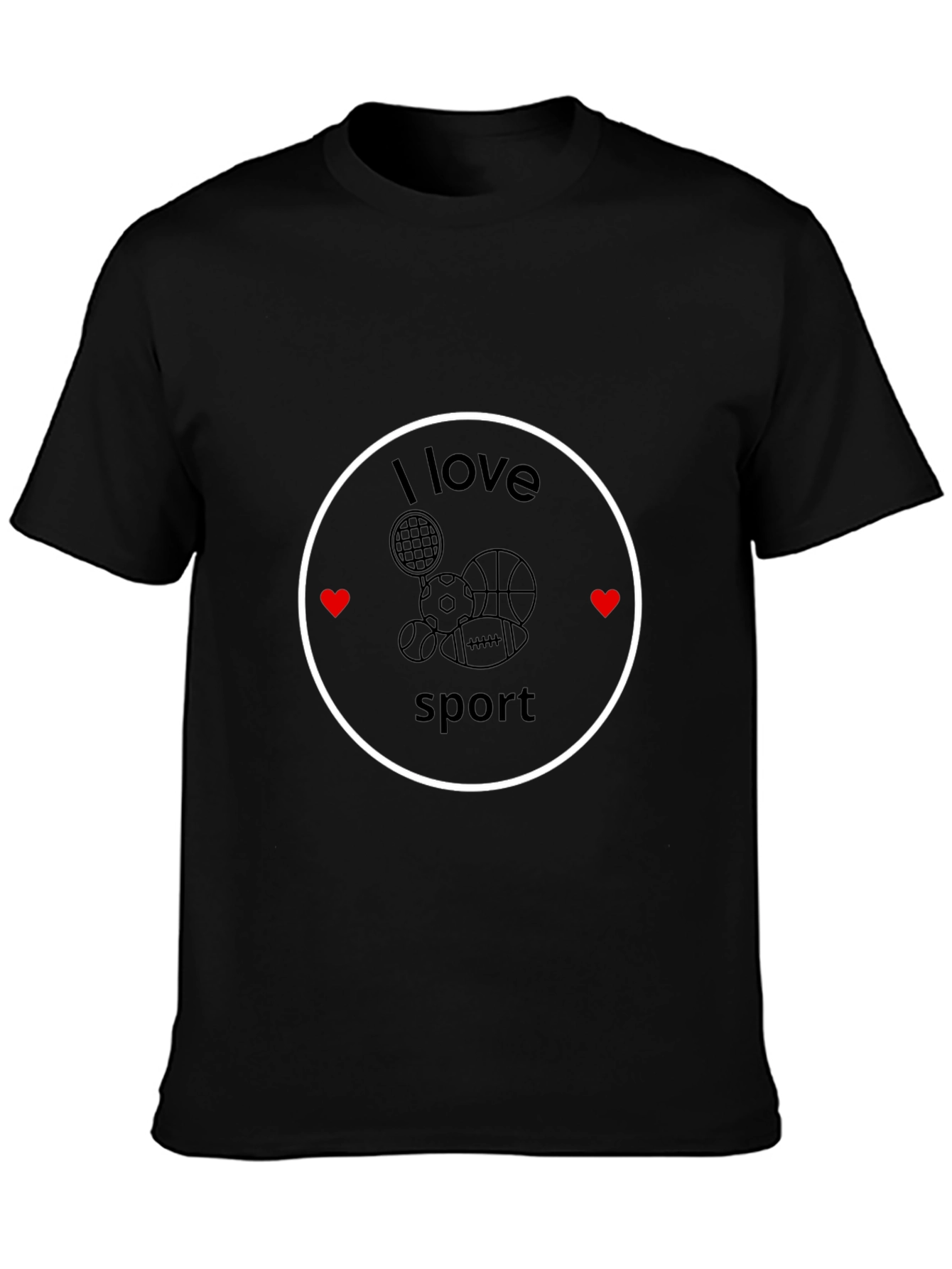 I Love Sport T-Shirt - Stylish Graphic Tee