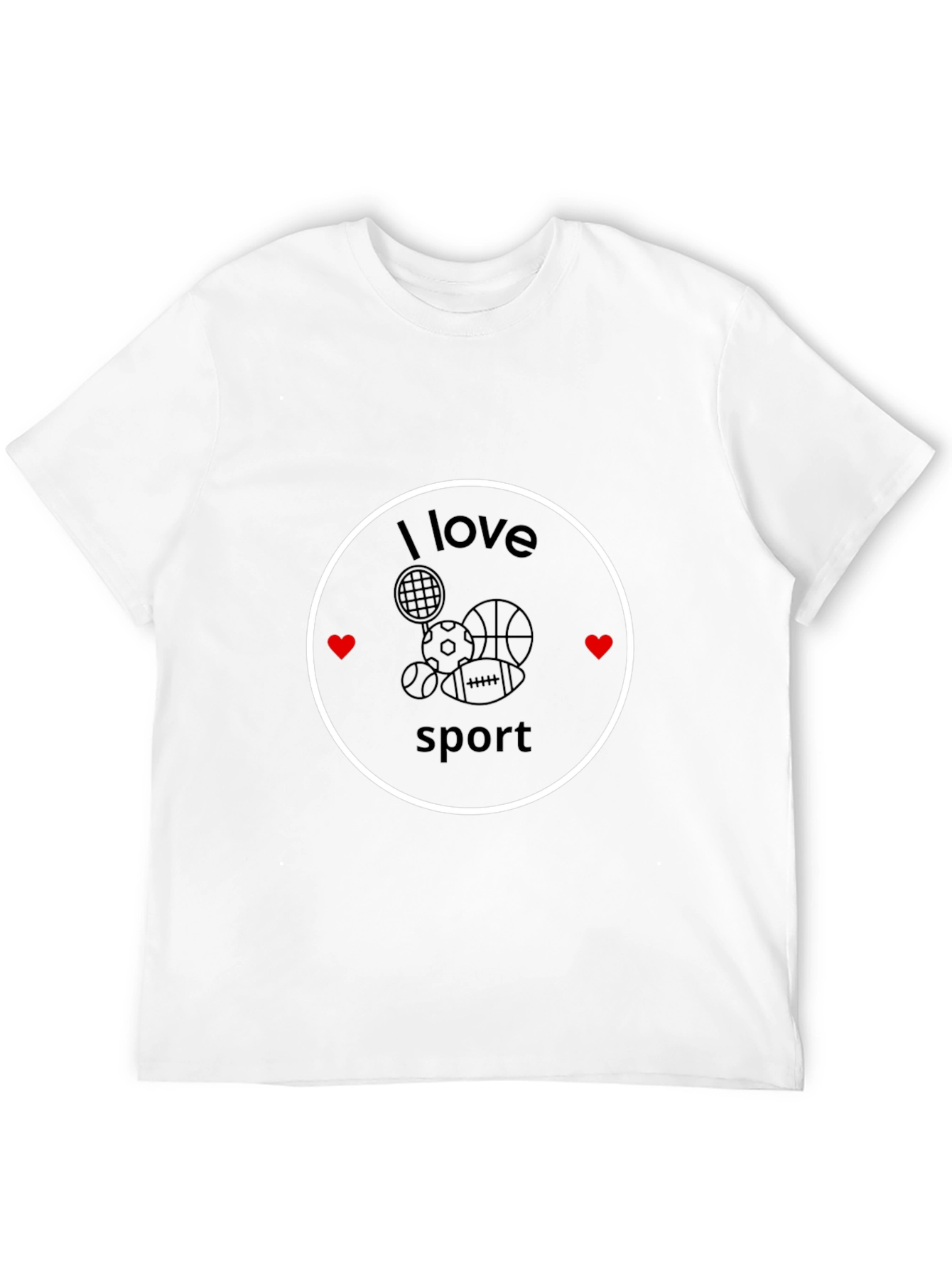I Love Sport T-Shirt - Stylish Graphic Tee
