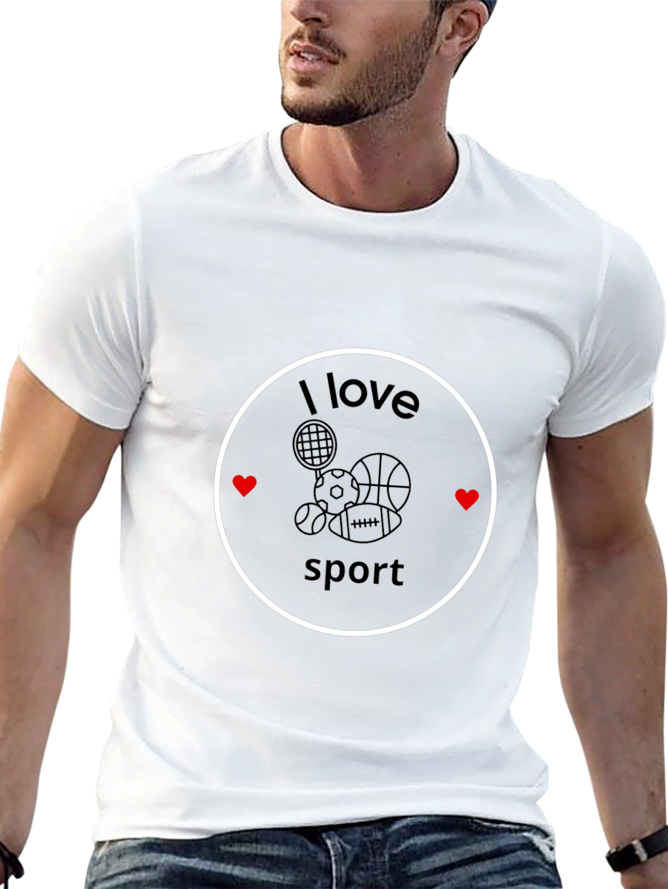 I Love Sport T-Shirt - Stylish Graphic Tee