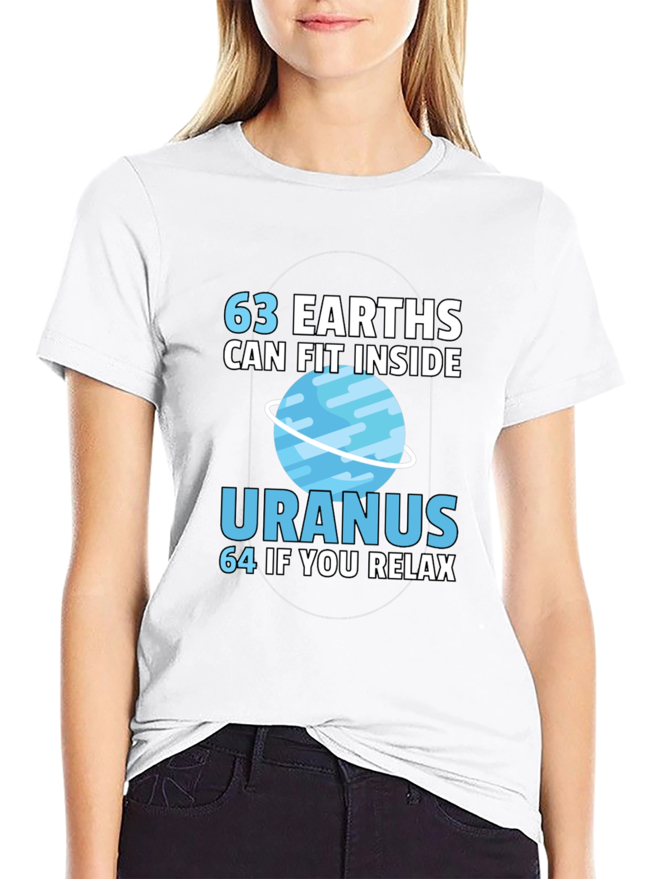 63 Earths in Uranus Funny Graphic T-Shirt