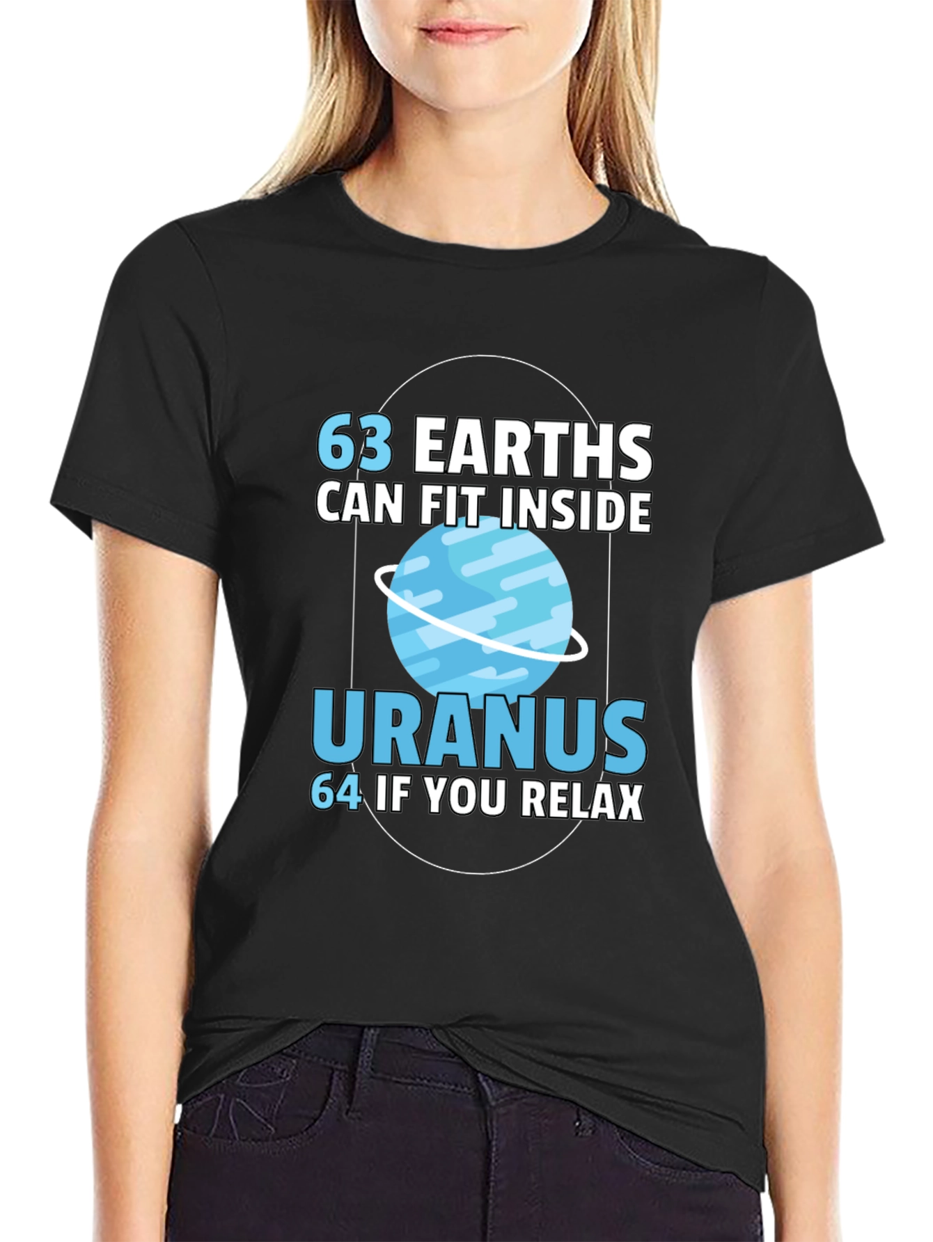 63 Earths in Uranus Funny Graphic T-Shirt