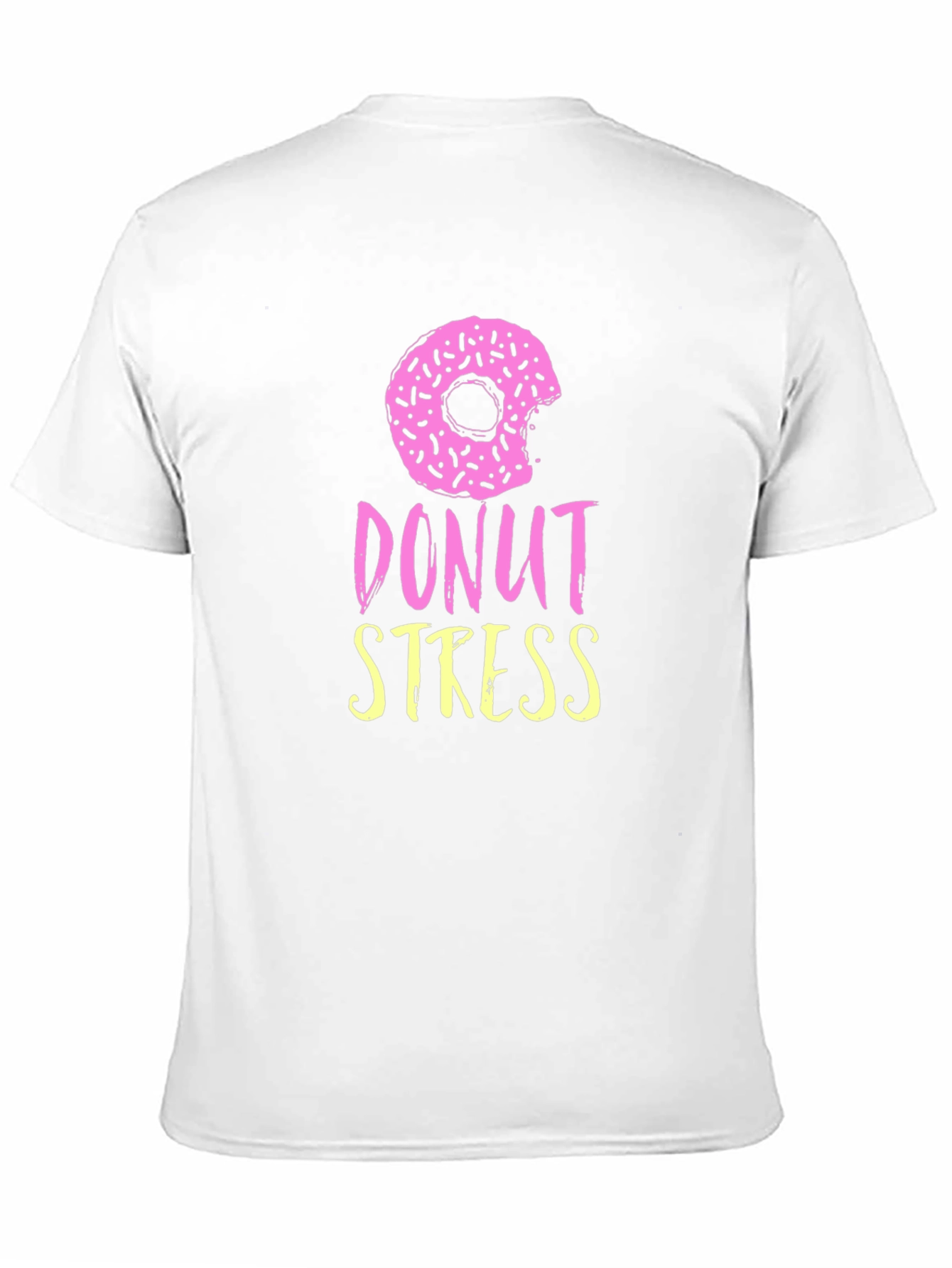 Donut Stress Black Graphic Tee