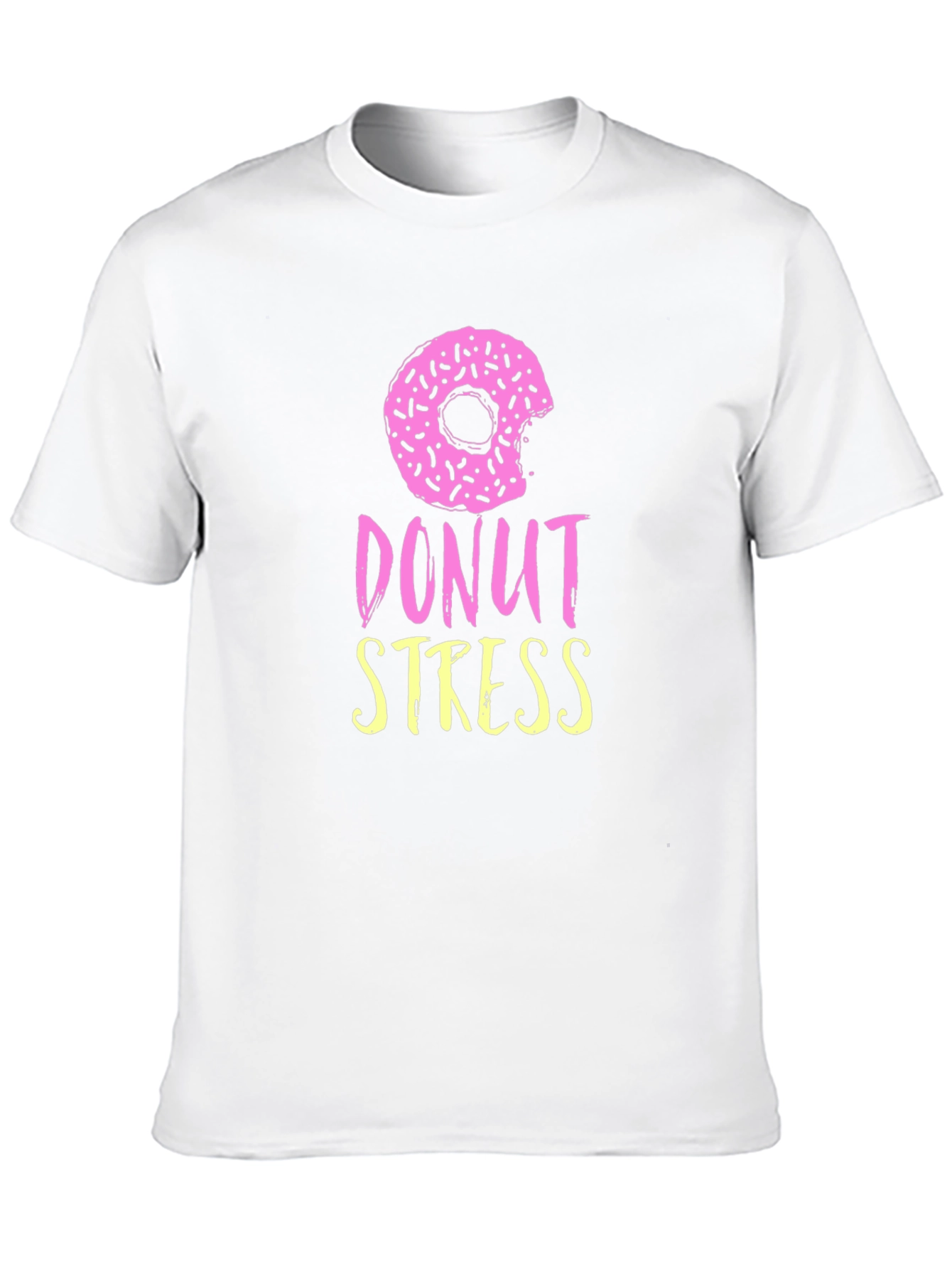 Donut Stress Black Graphic Tee