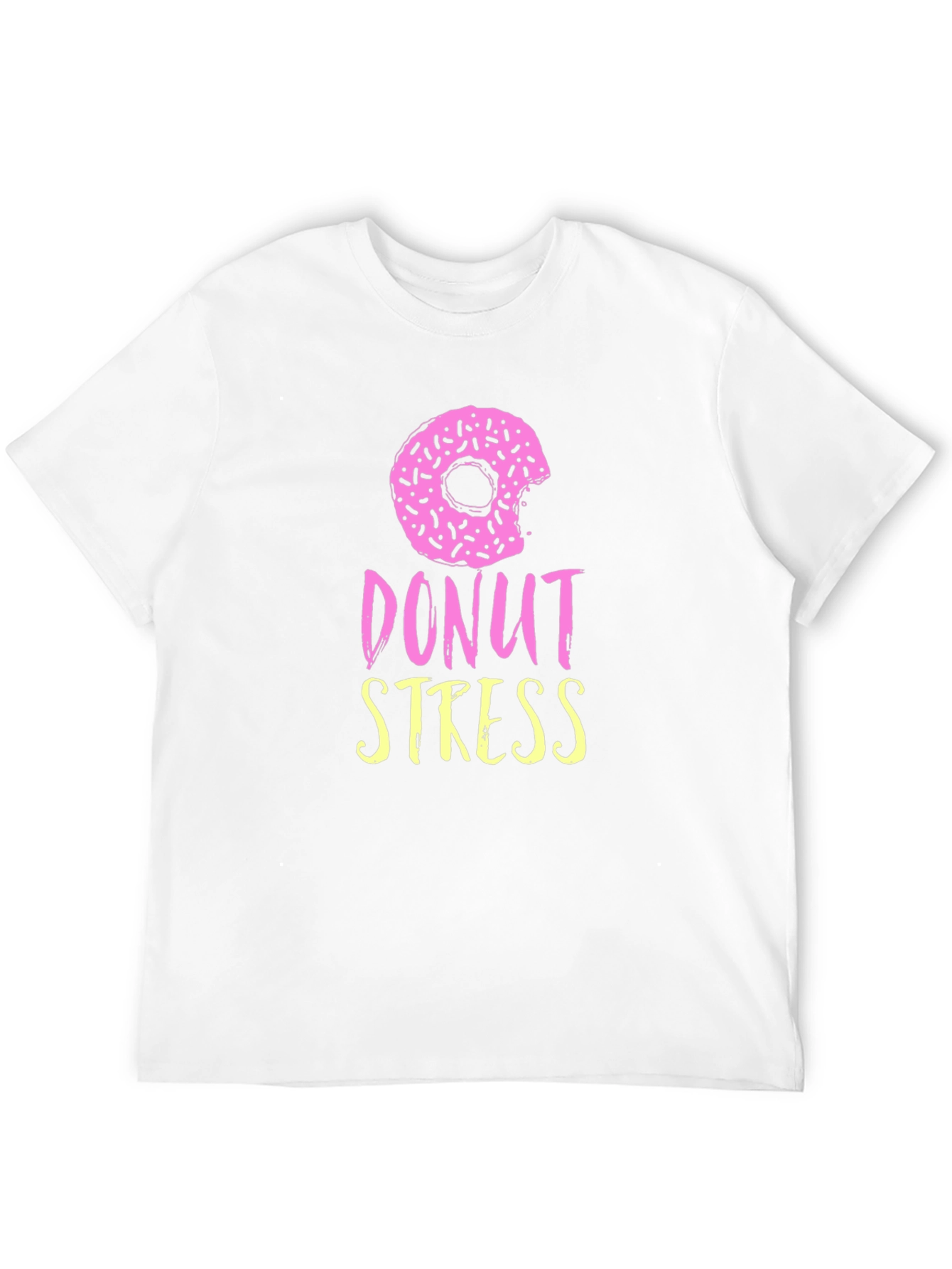 Donut Stress Black Graphic Tee