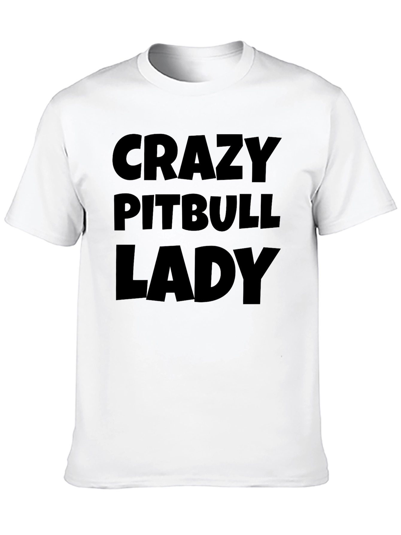 Crazy Pitbull Lady T-Shirt