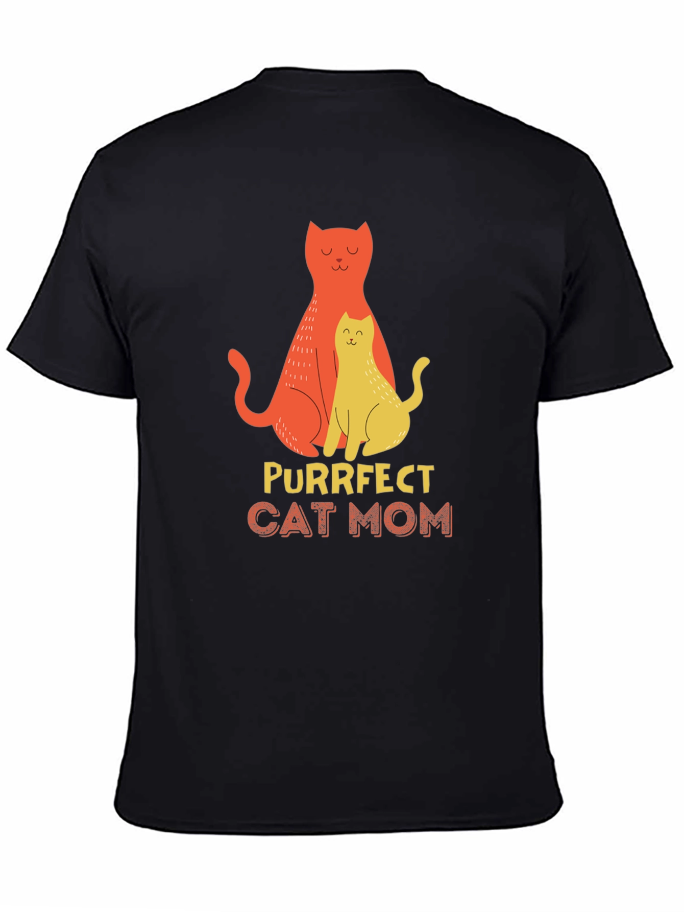 Purrfect Cat Mom T-Shirt - Stylish Graphic Tee