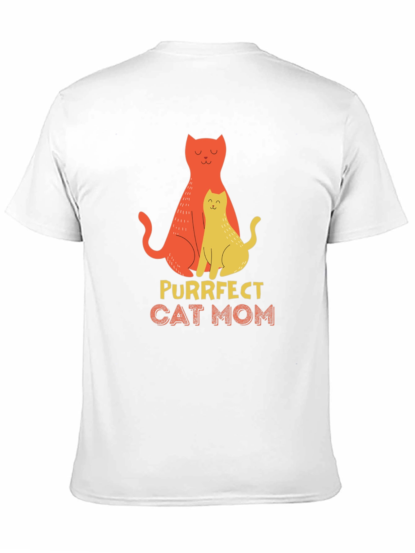 Purrfect Cat Mom T-Shirt - Stylish Graphic Tee