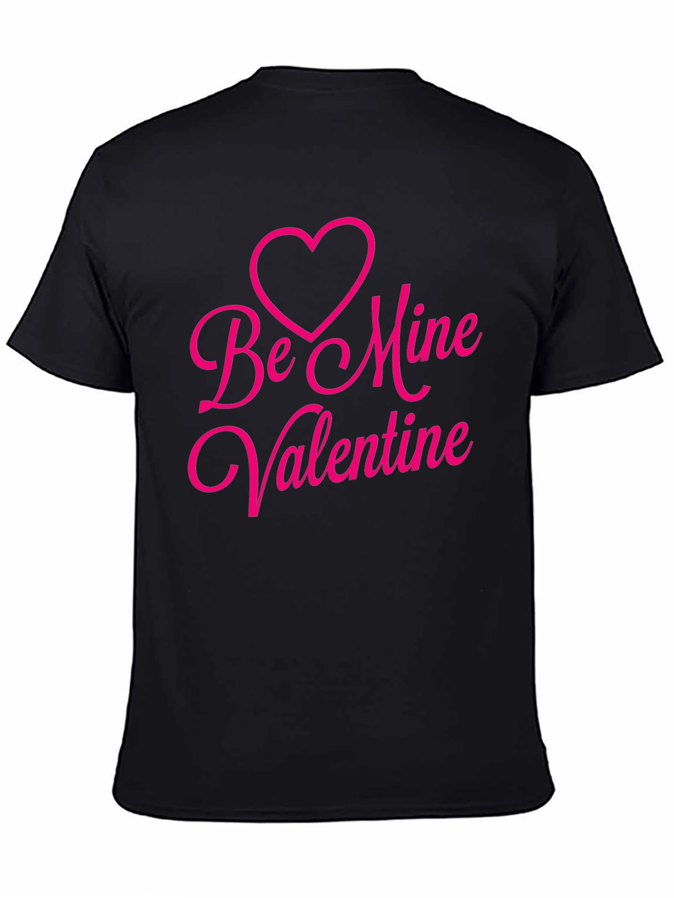 Be Mine Valentine Black T-Shirt