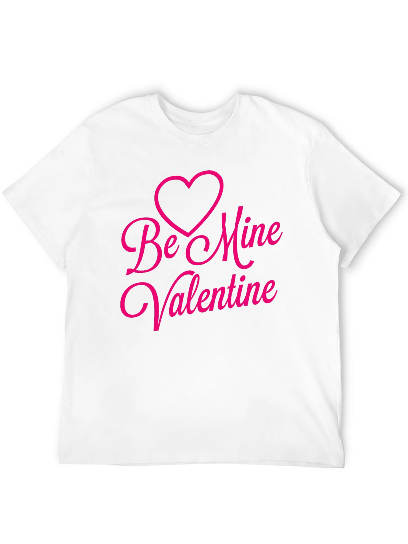 Be Mine Valentine Black T-Shirt