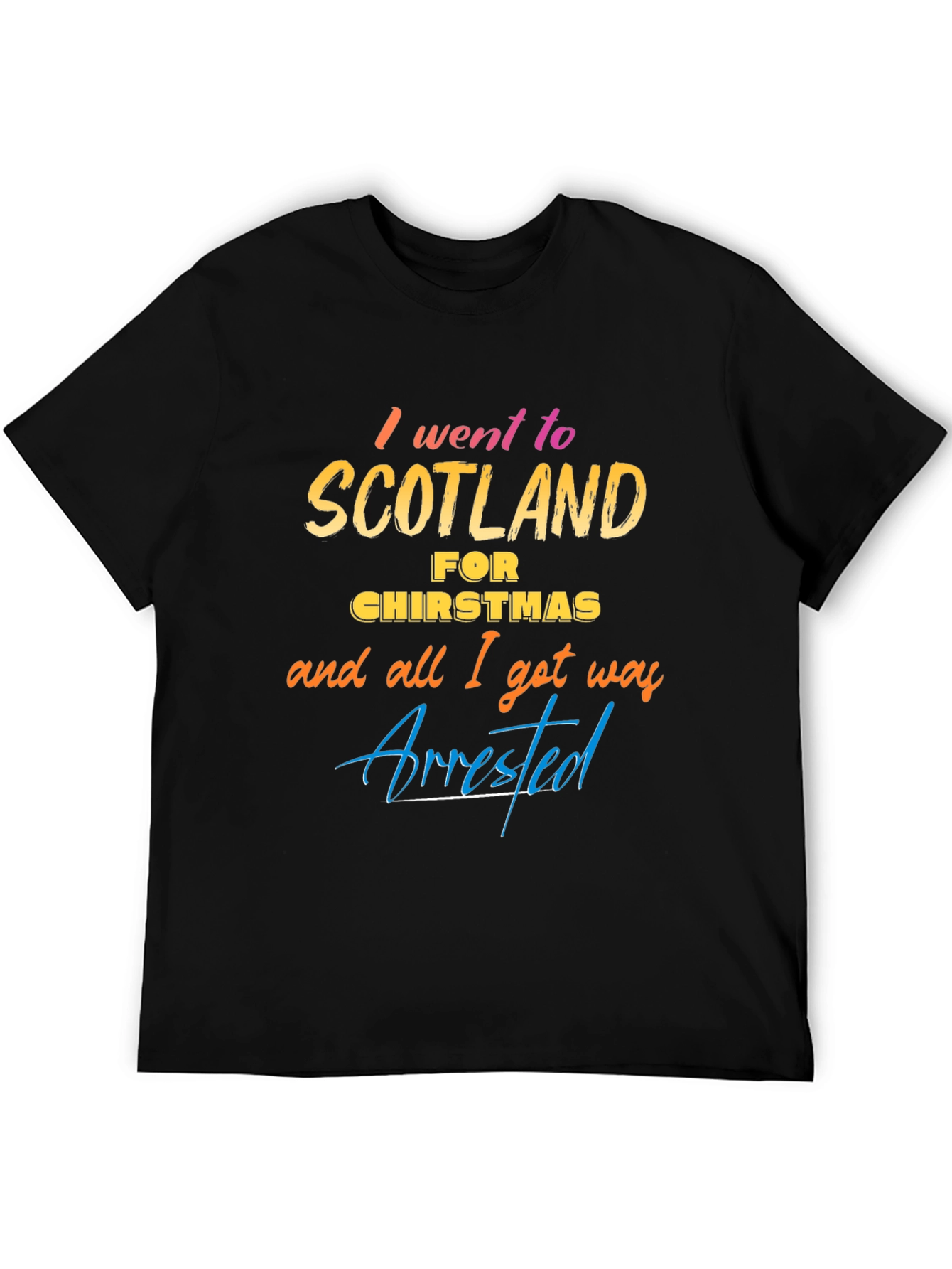 Scotland Christmas Arrest T-Shirt