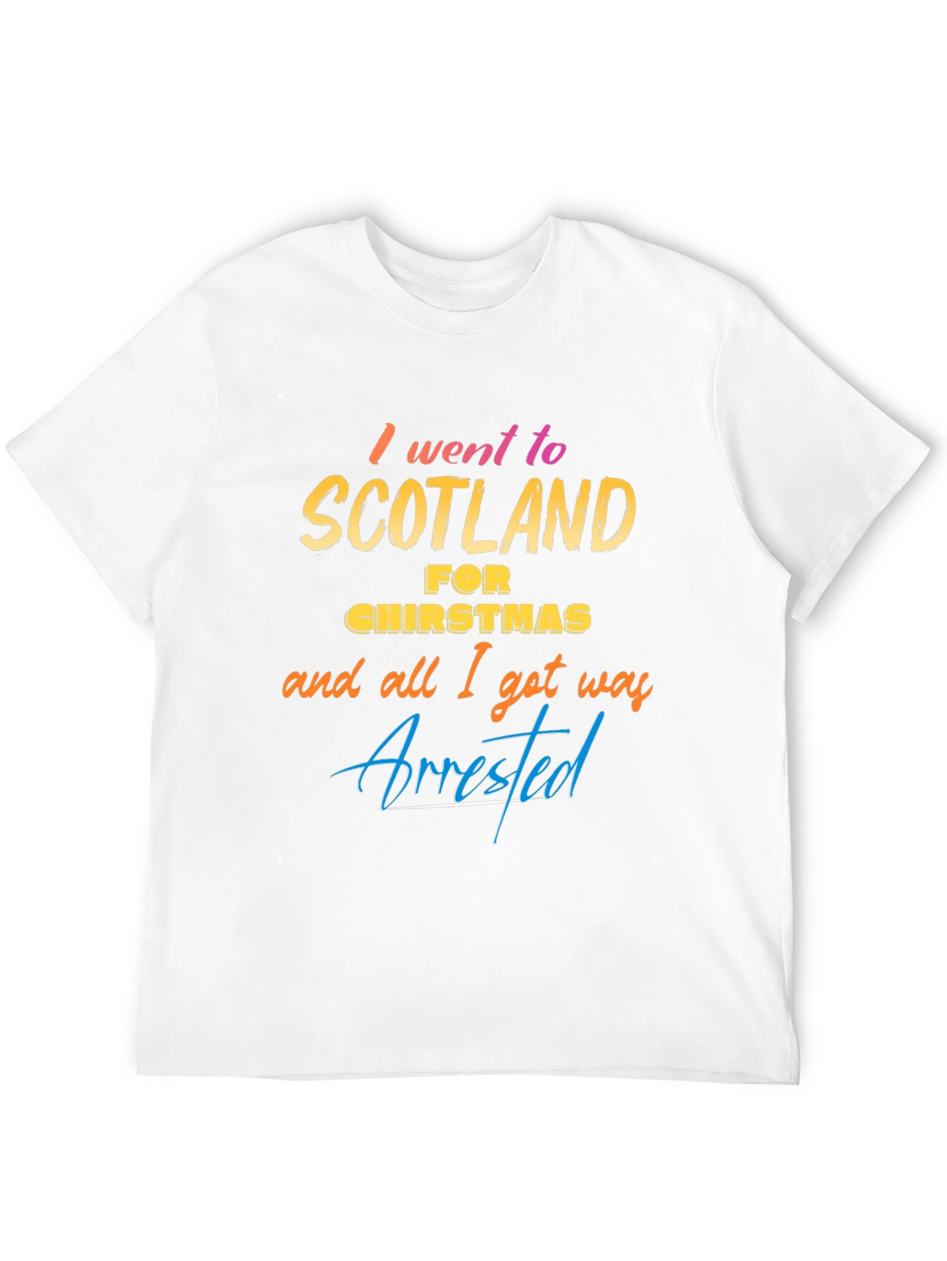 Scotland Christmas Arrest T-Shirt