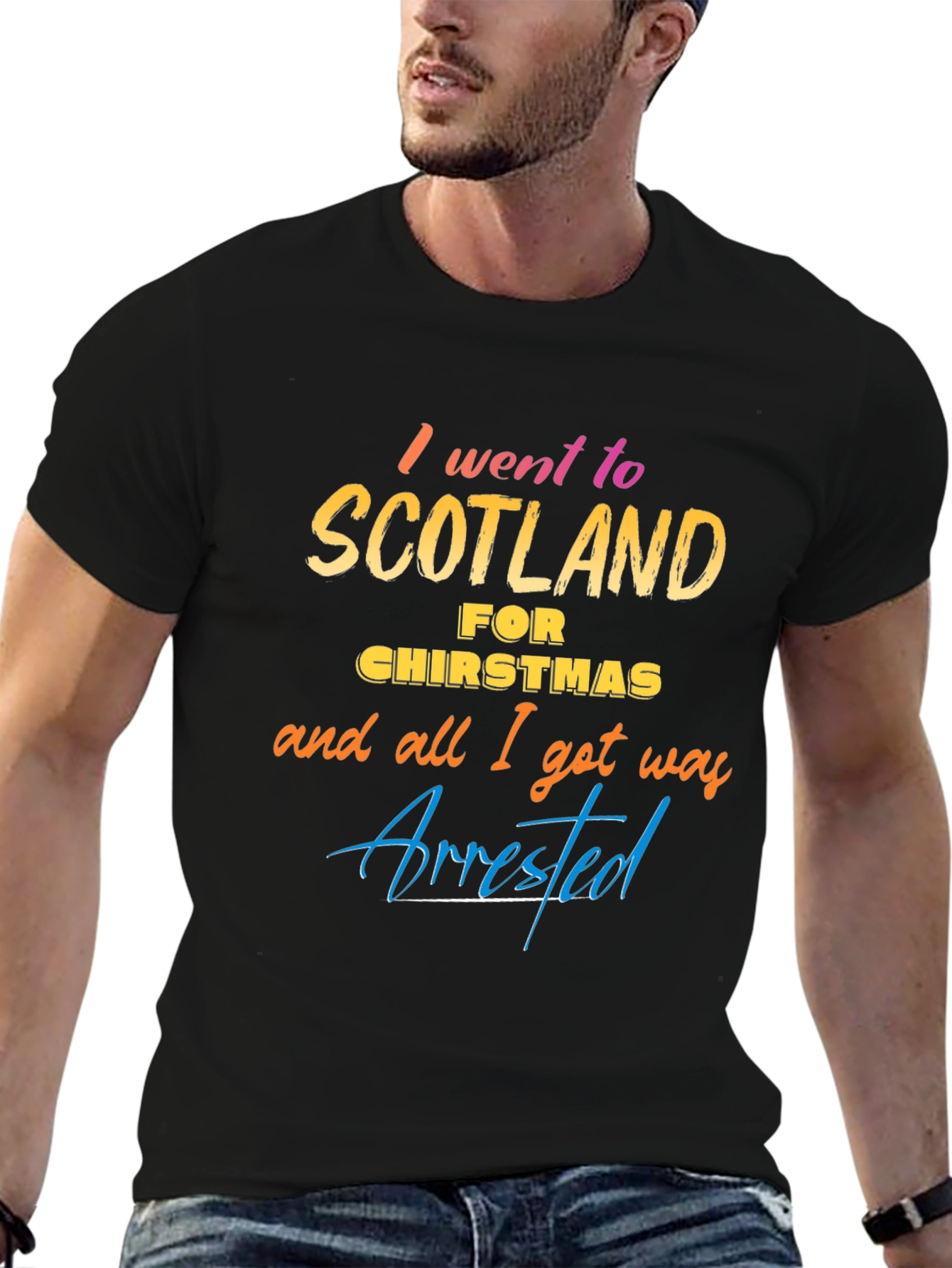 Scotland Christmas Arrest T-Shirt